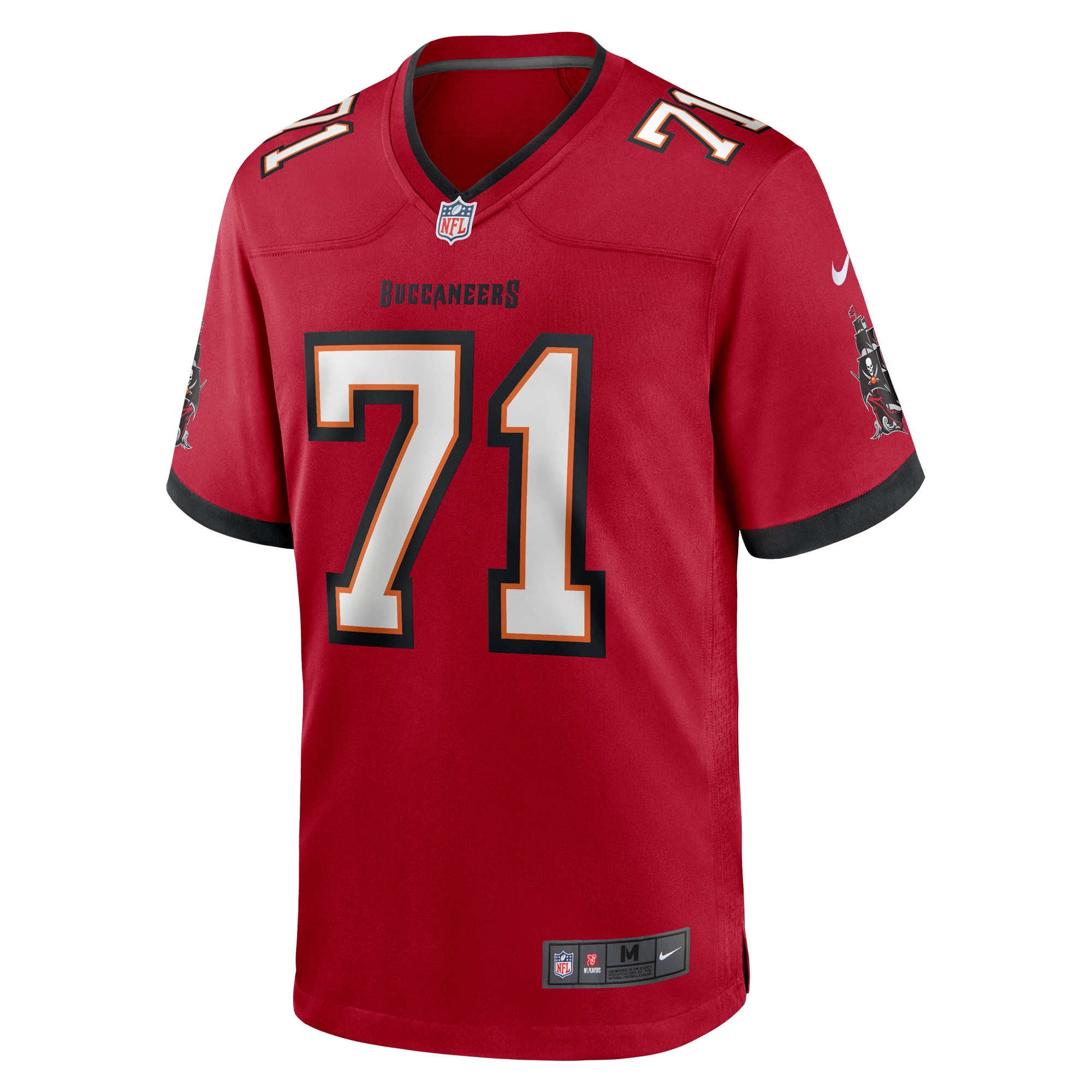 Tampa Bay Buccaneers Lorenz Metz Red Game NFL Jersey Men's