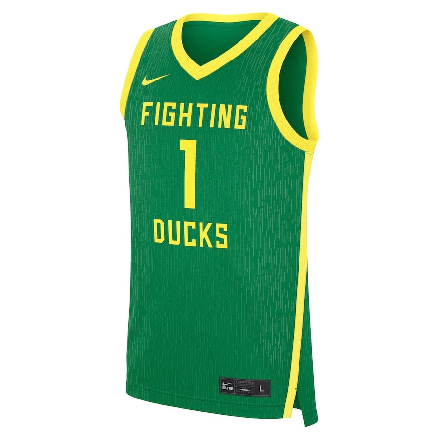 Oregon Ducks Road Green NCAA Jersey Men's