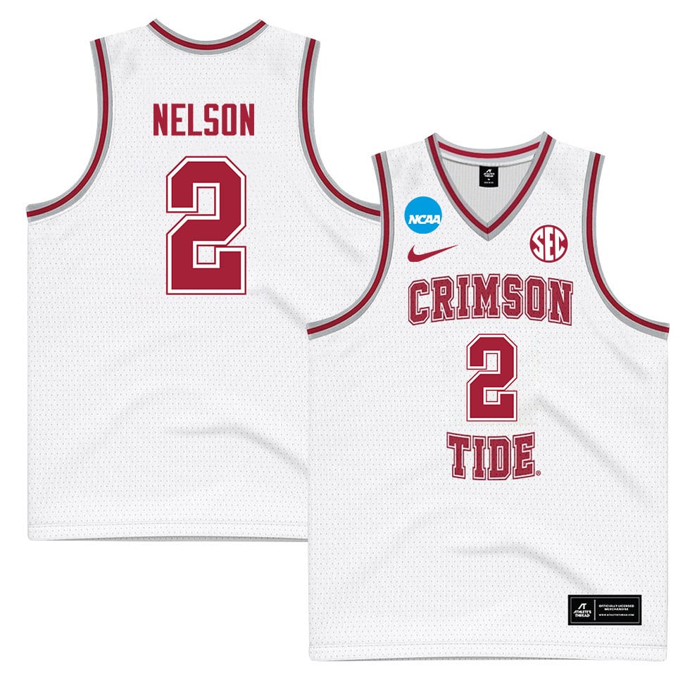 Grant Nelson 2 Alabama Crimson Tide 2024 White Unisex NCAA Jersey Unisex