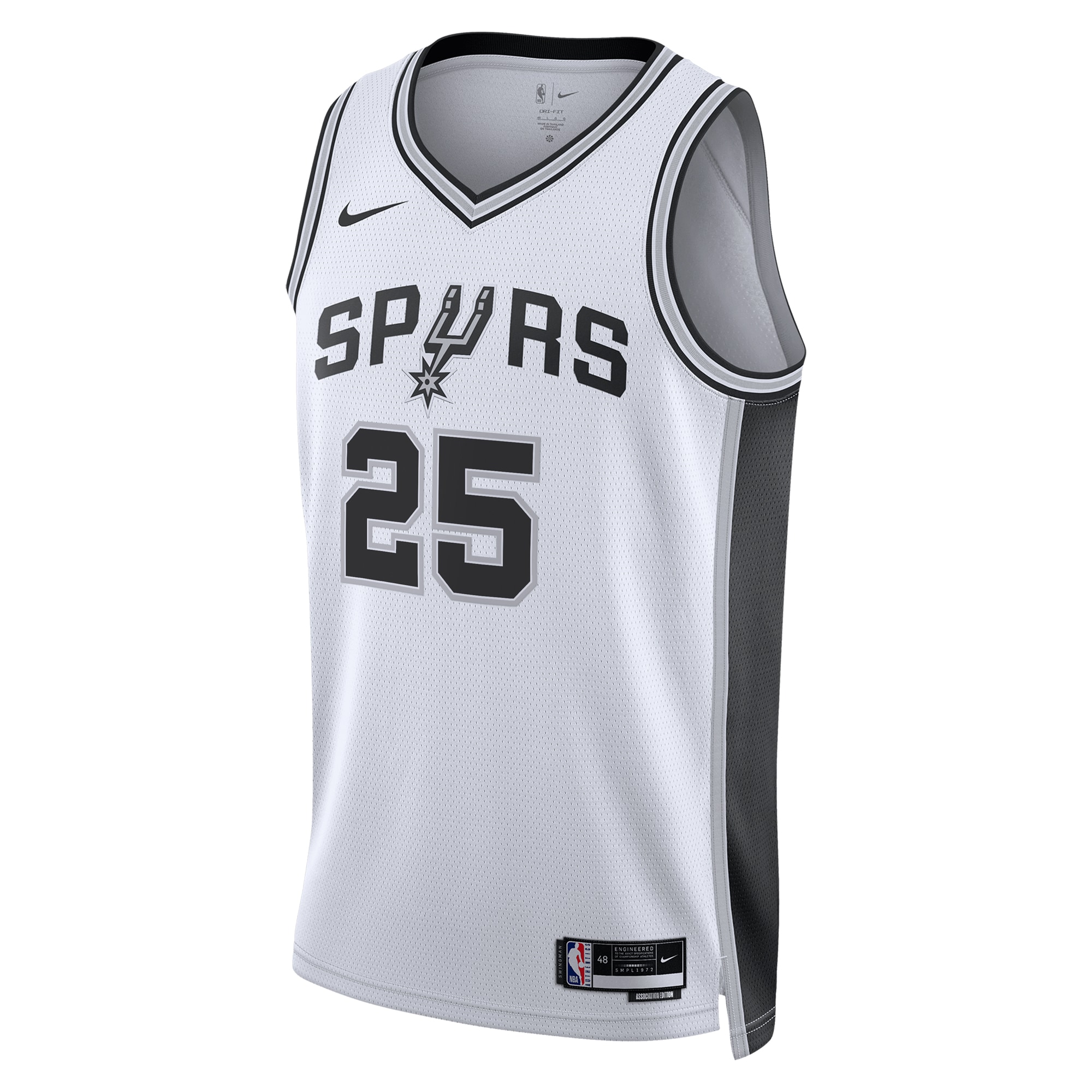 San Antonio Spurs Association Edition Swingman White Sidy Cissok Unisex NBA Jersey Unisex