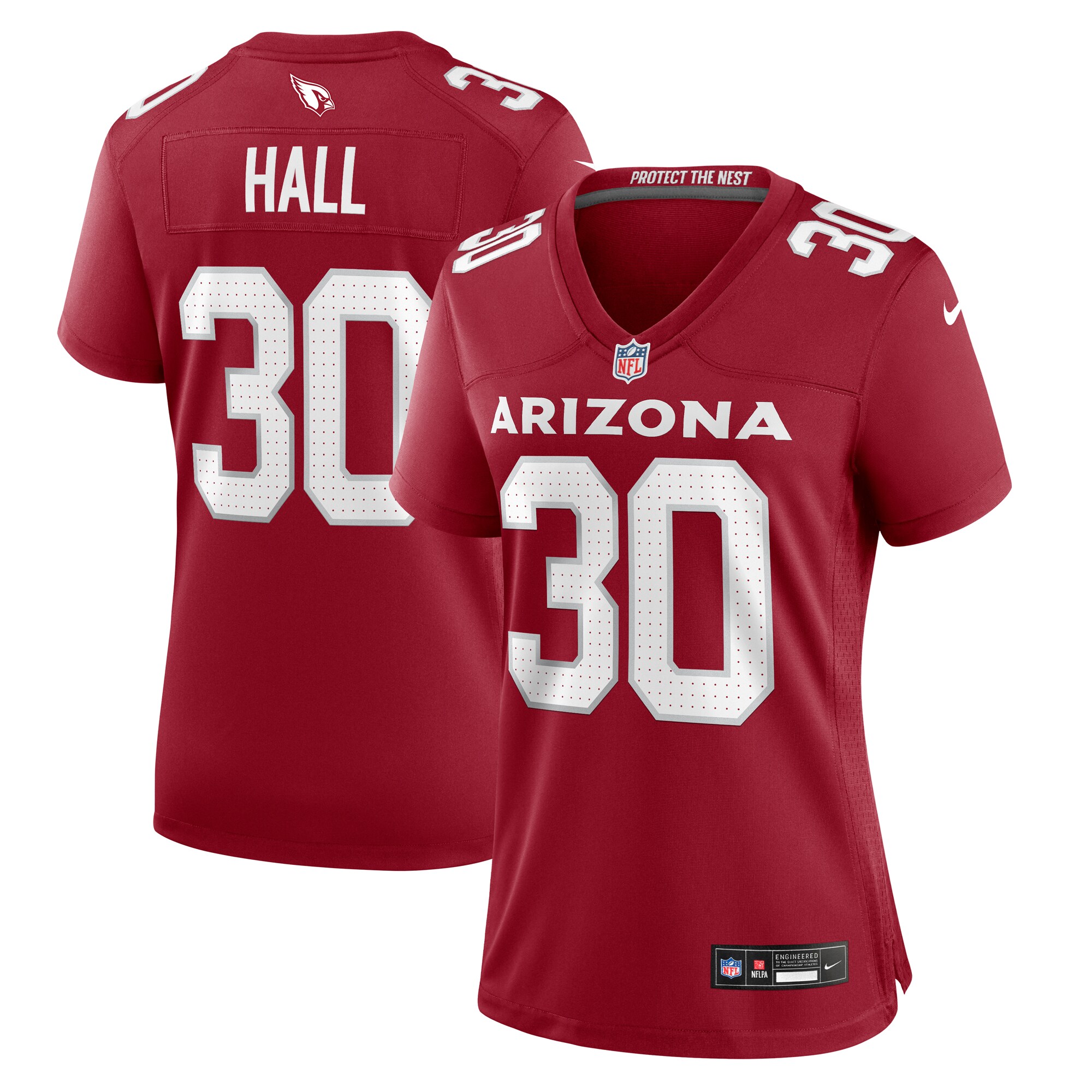 Arizona Cardinals Darren Hall Cardinal Game NFL Jersey Women's