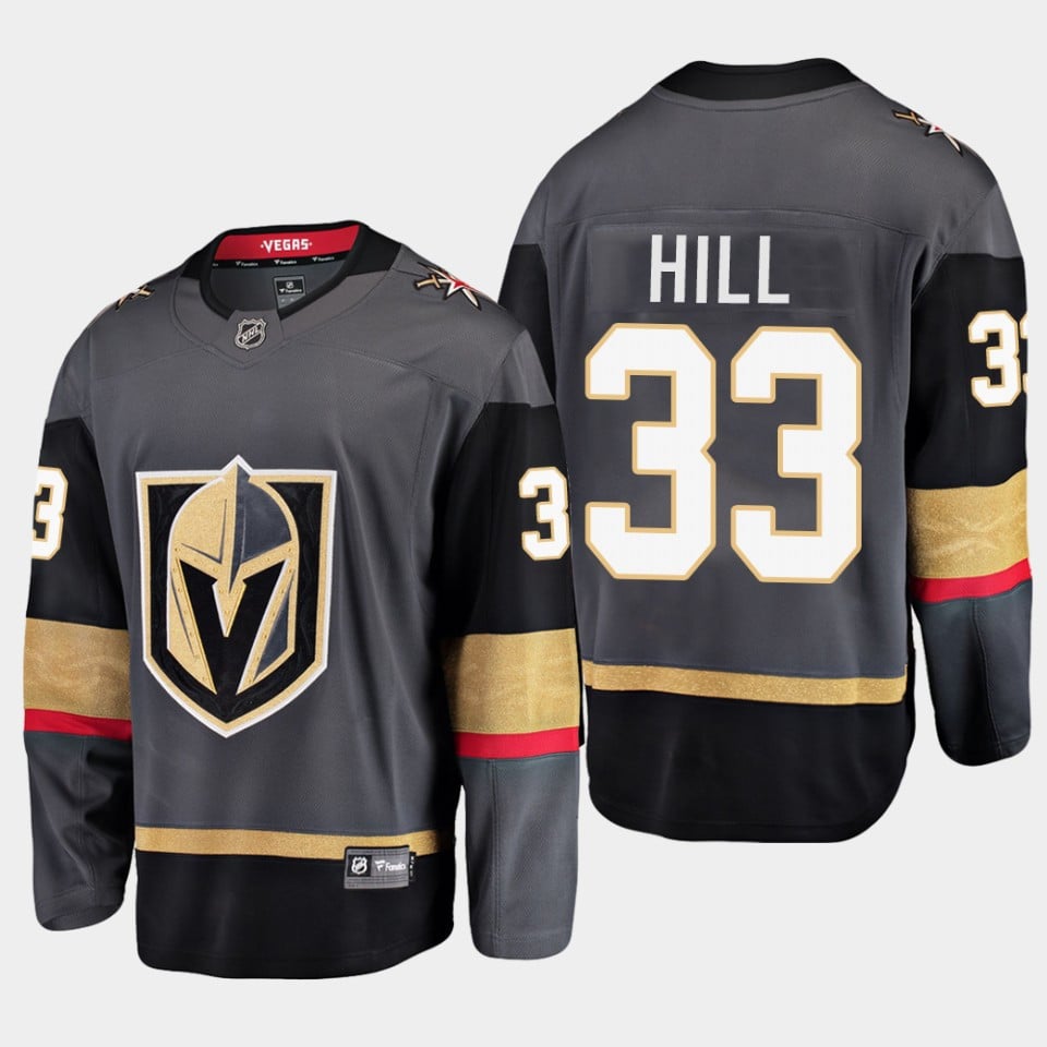 Vegas Golden Knights Adin Hill 33 Alternate Black Breakaway Player NHL Jersey Men's