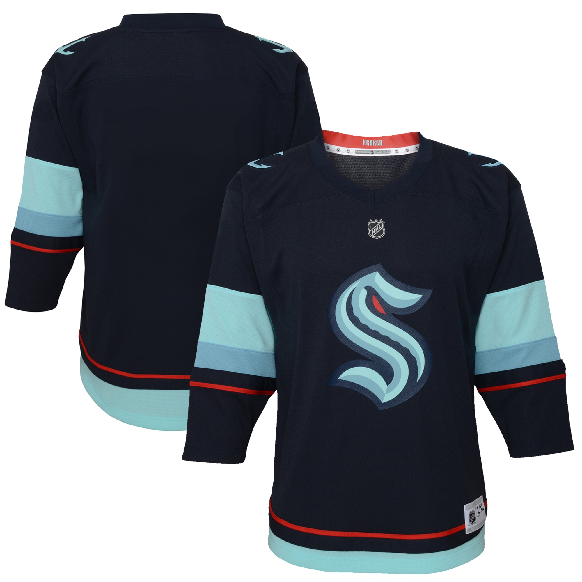 Infant Seattle Kraken Navy Home NHL Jersey Men's