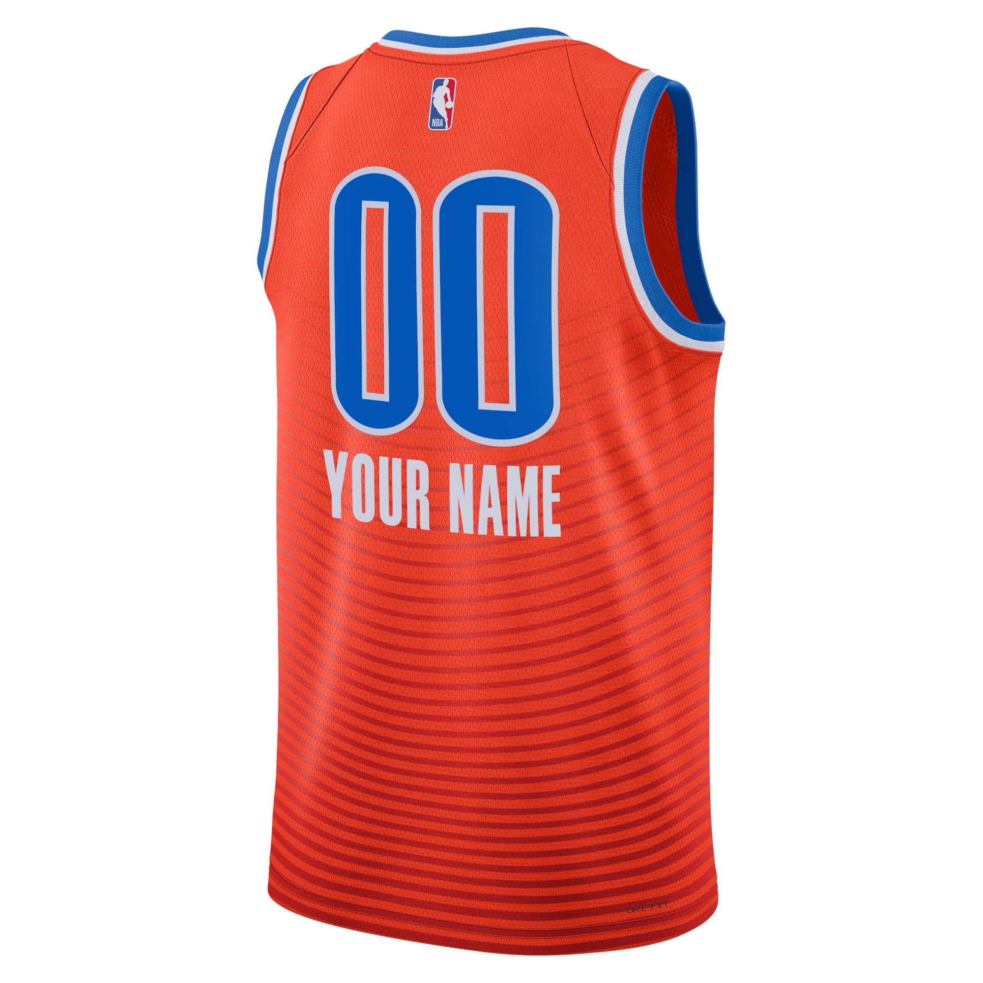 Oklahoma City Thunder Jordan Statement Swingman Custom Unisex NBA Jersey Unisex