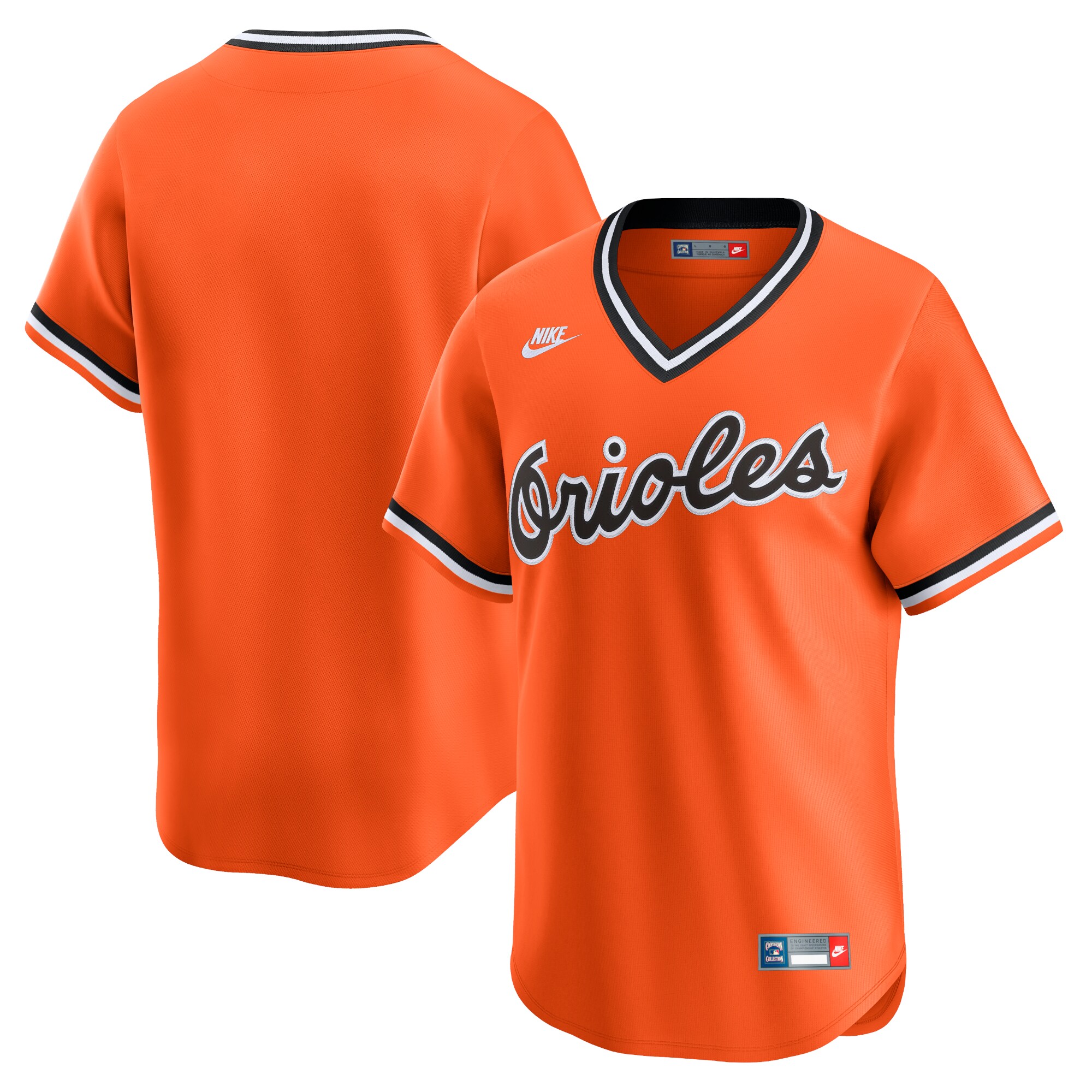 Baltimore Orioles Orange Cooperstown Collection Limited MLB Jersey Men's