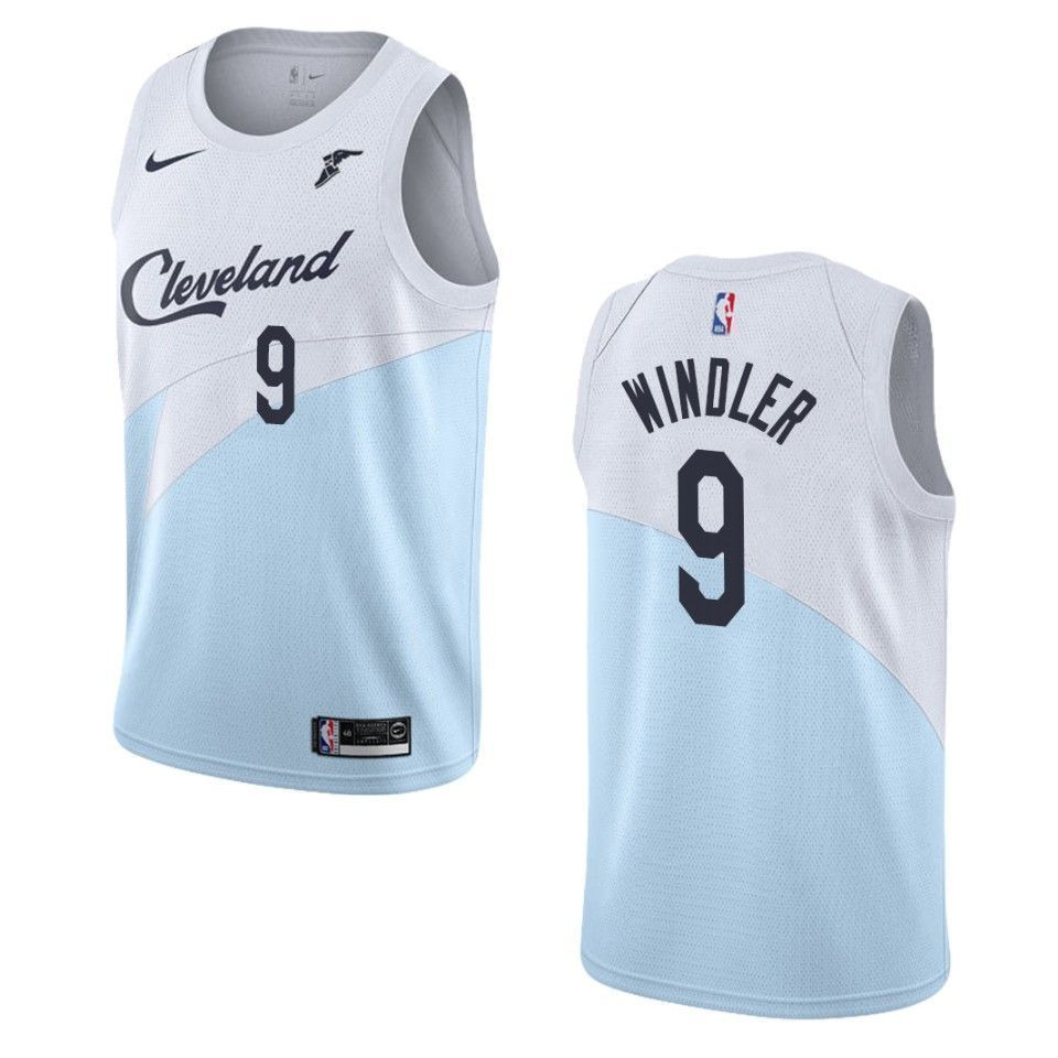 Cleveland Cavaliers 9 Dylan Windler Earned Swingman Blue NBA Jersey Men's