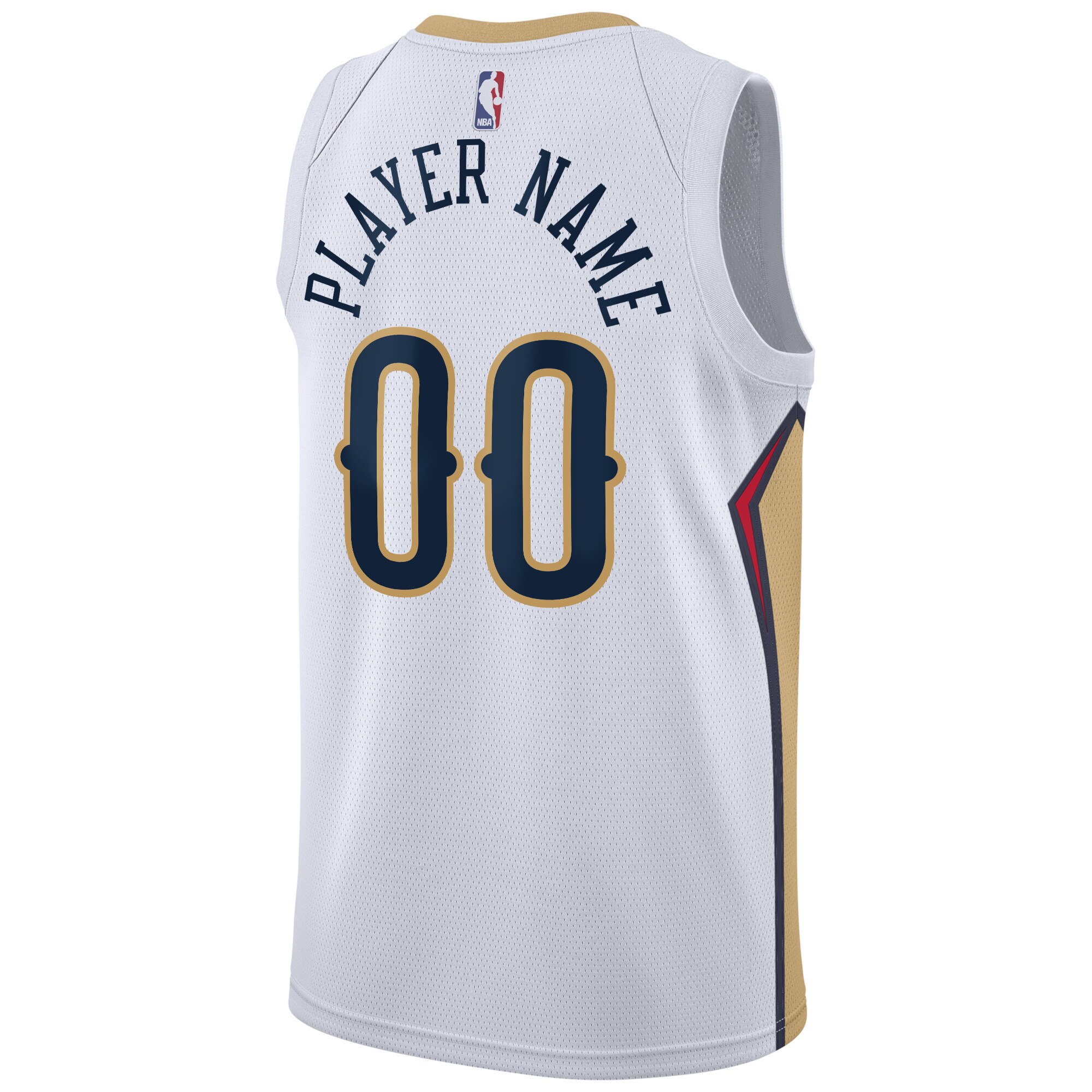 New Orleans Pelicans Association Swingman Custom NBA Jersey Youth