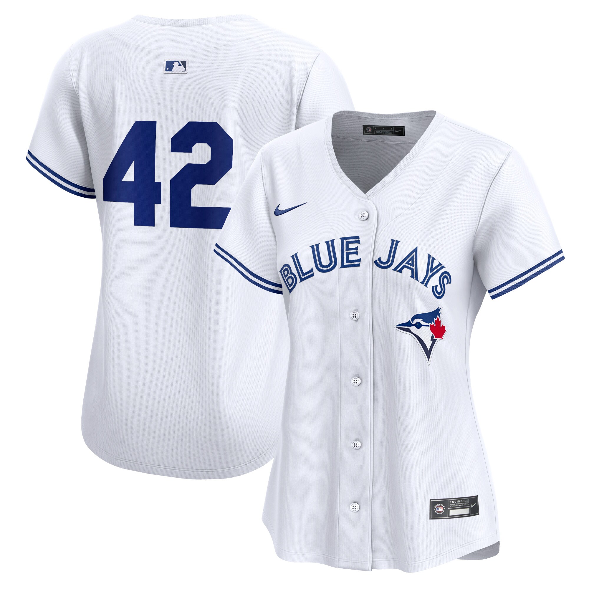 Toronto Blue Jays White 2024 Jackie Robinson Day Home Limited MLB Jersey Women's