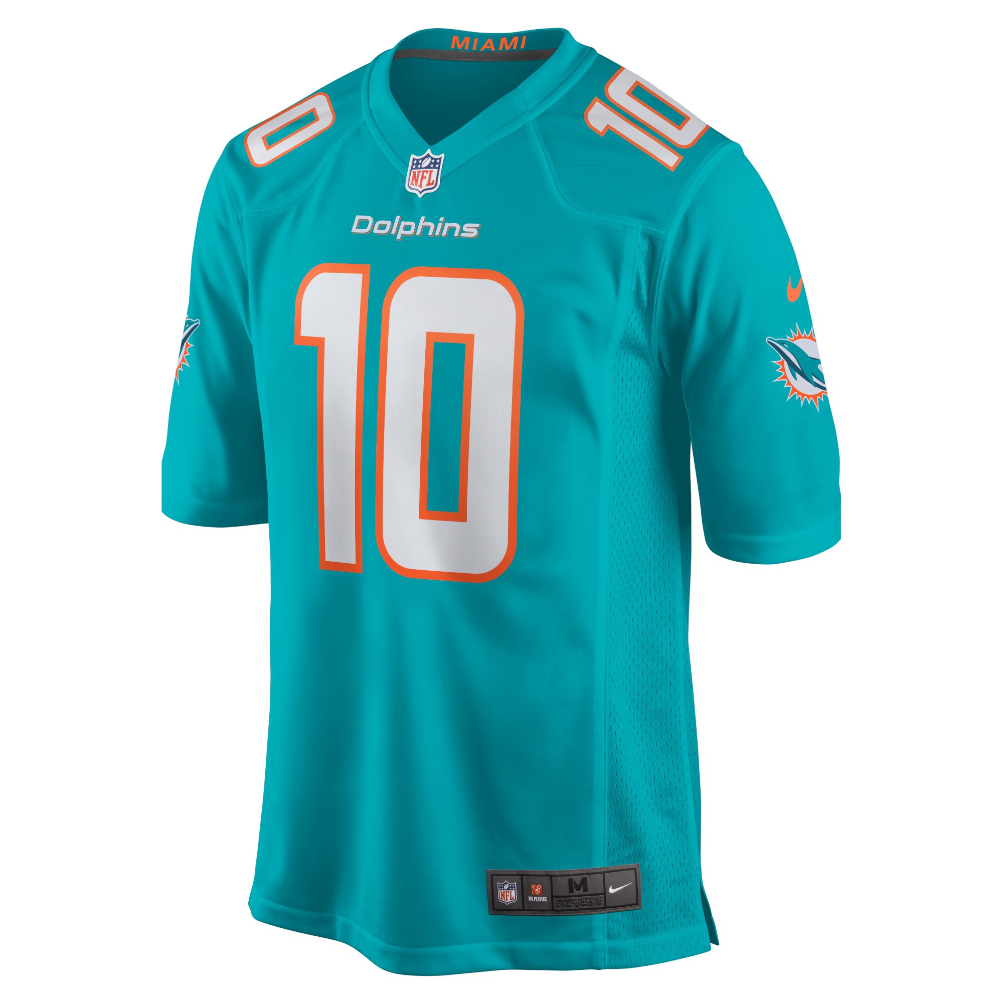 Miami Dolphins Tyreek Hill Aqua Game NFL Jersey Men's