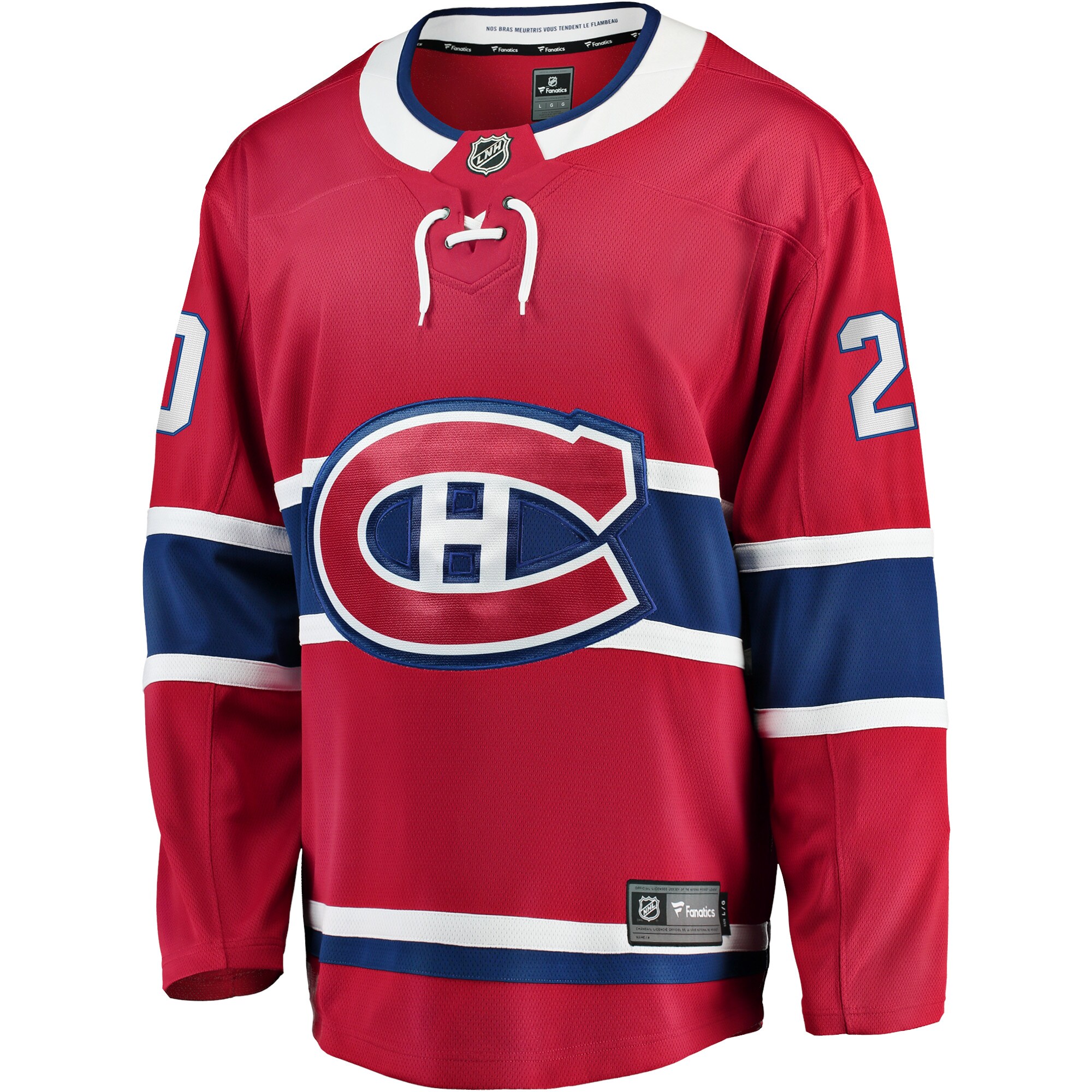 Montreal Canadiens Juraj Slafkovsky Red Home Premier Breakaway Player NHL Jersey Men's
