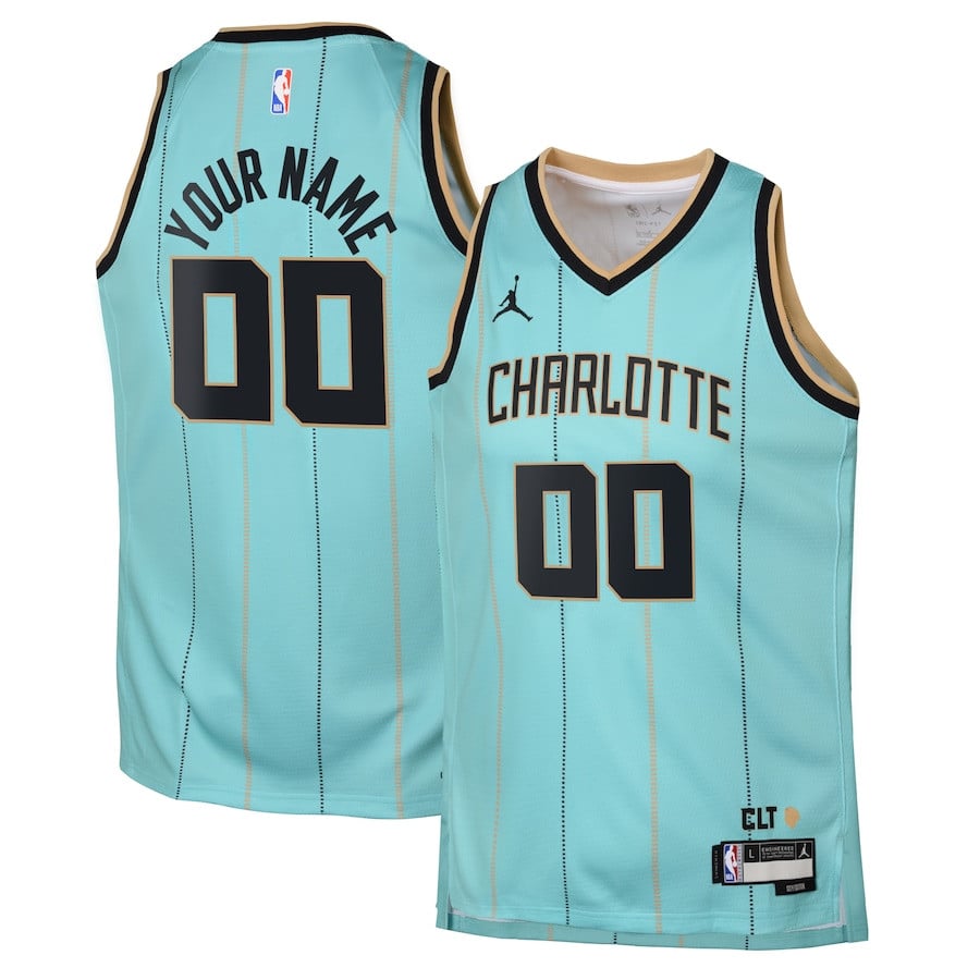 Charlotte Hornets 2024/25 Swingman Custom City Edition Mint NBA Jersey Youth