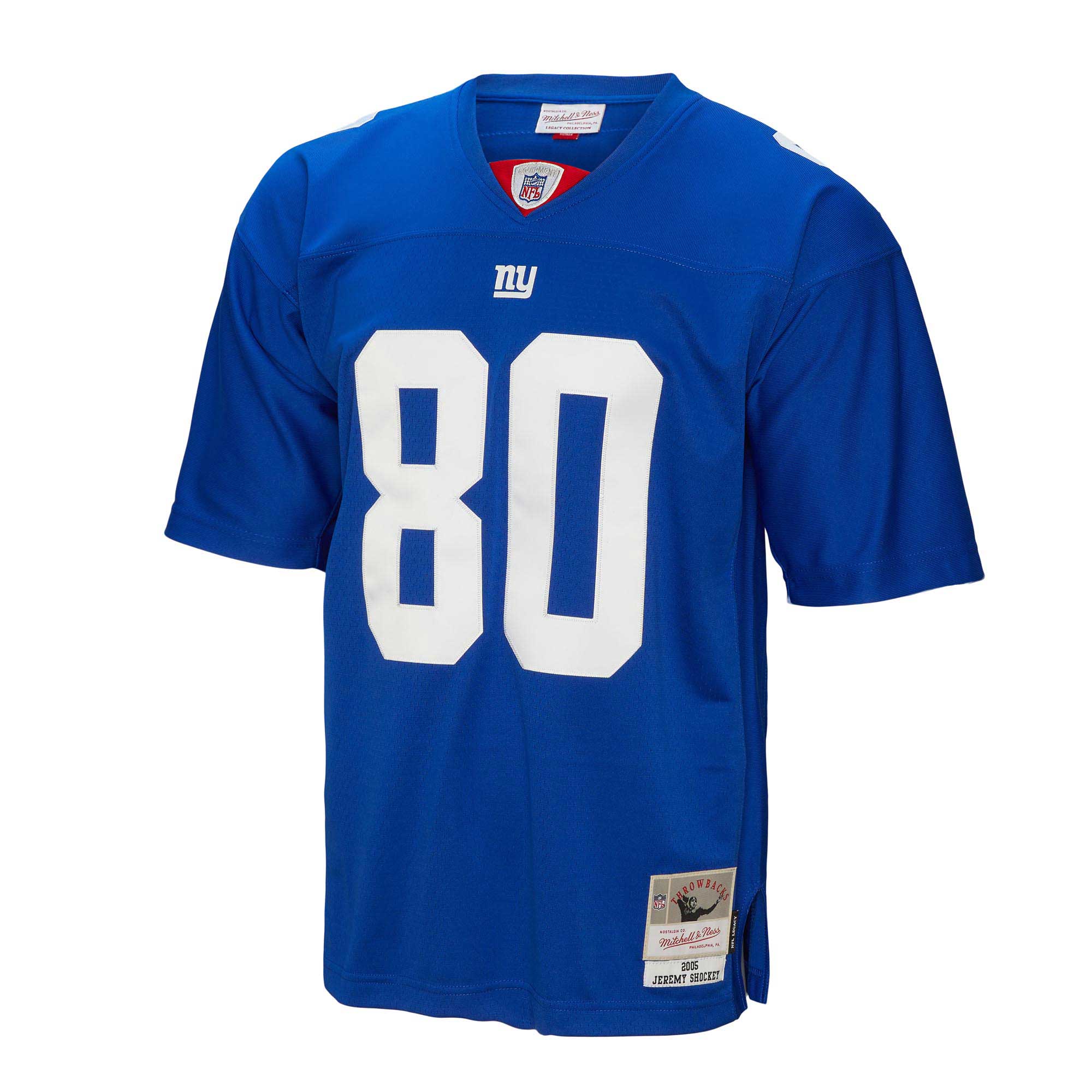 New York Giants Jeremy Shockey Mitchell Ness Royal Legacy NFL Jersey Men's