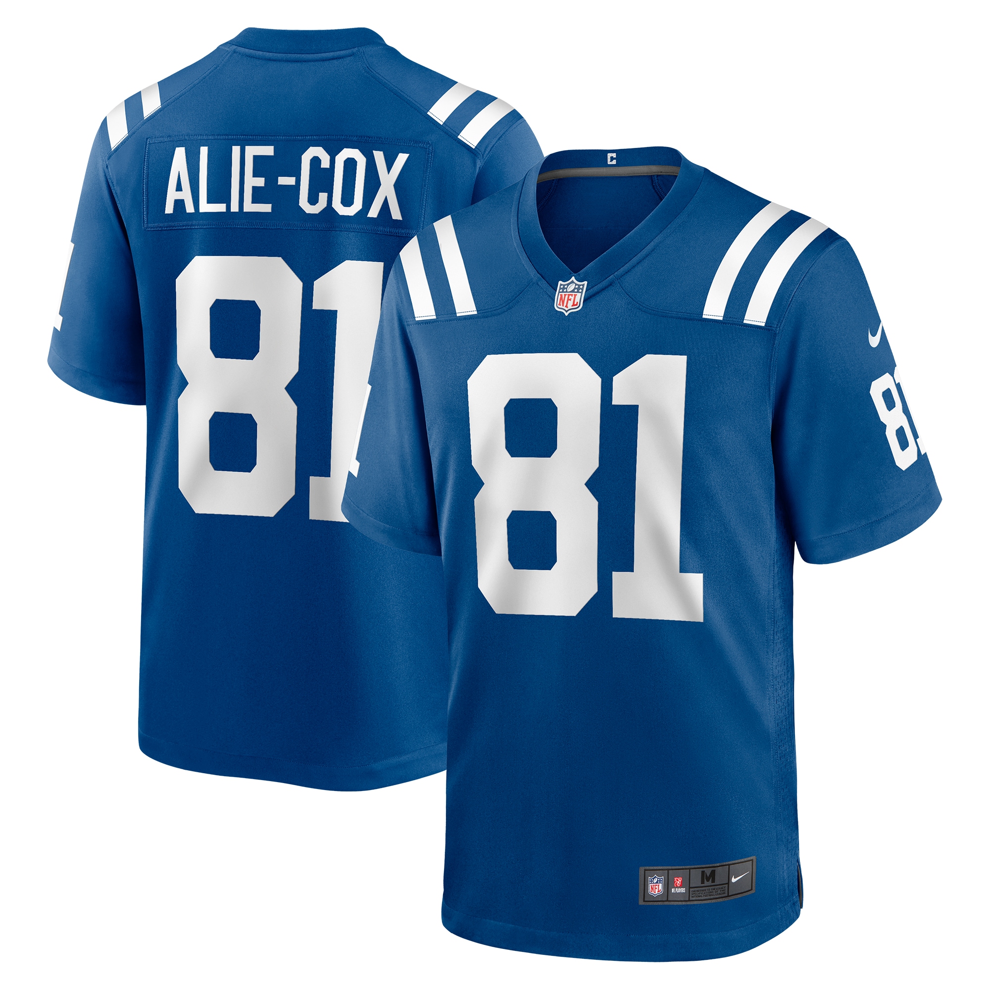 Indianapolis Colts Mo Alie-Cox Royal Team Game NFL Jersey Men's