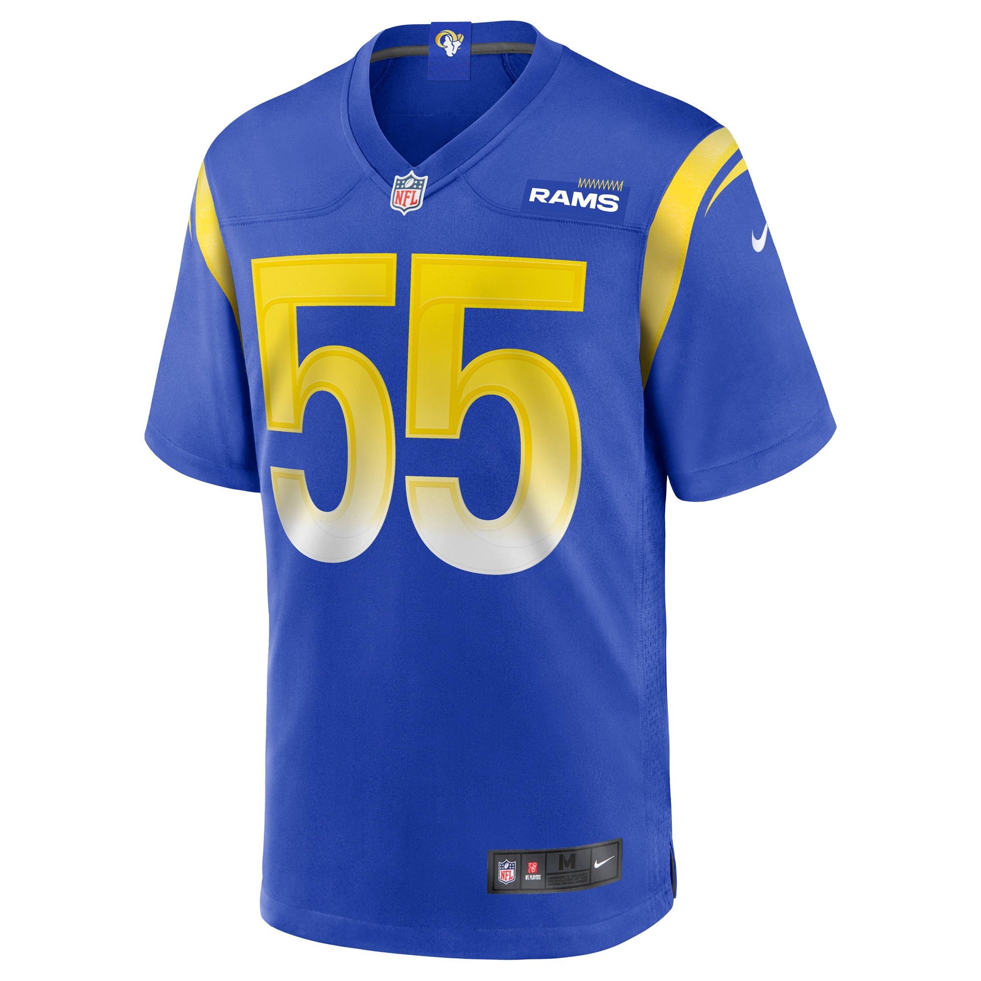 Los Angeles Rams Brian Allen Royal Game NFL Jersey Men's