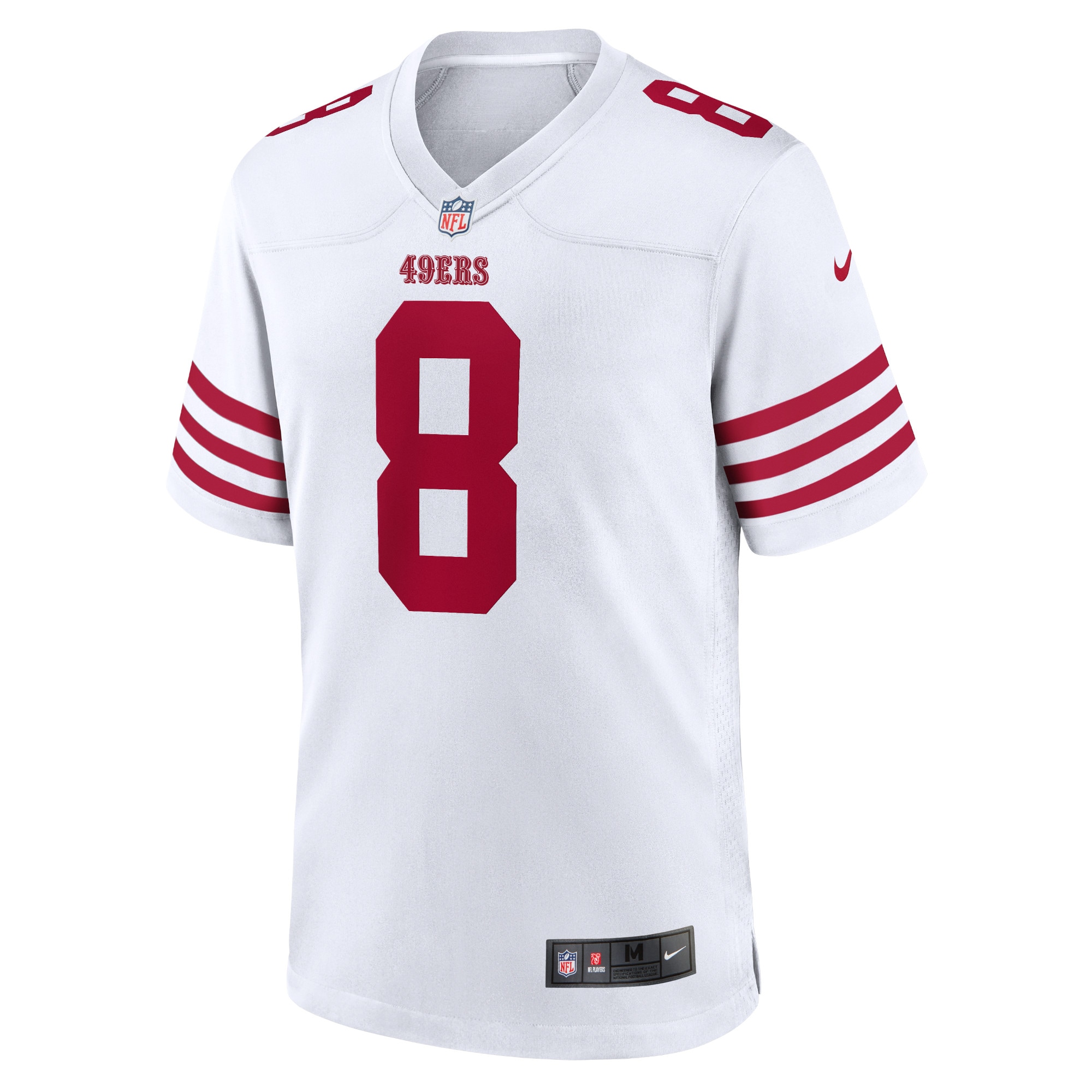San Francisco 49ers Steve Young White Retired Player Game NFL Jersey Men's