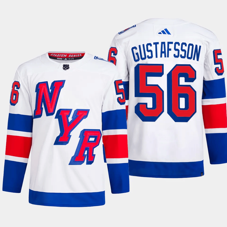 Erik Gustafsson 56 New York Rangers 2024 Stadium Series Primegreen White NHL Jersey Men's