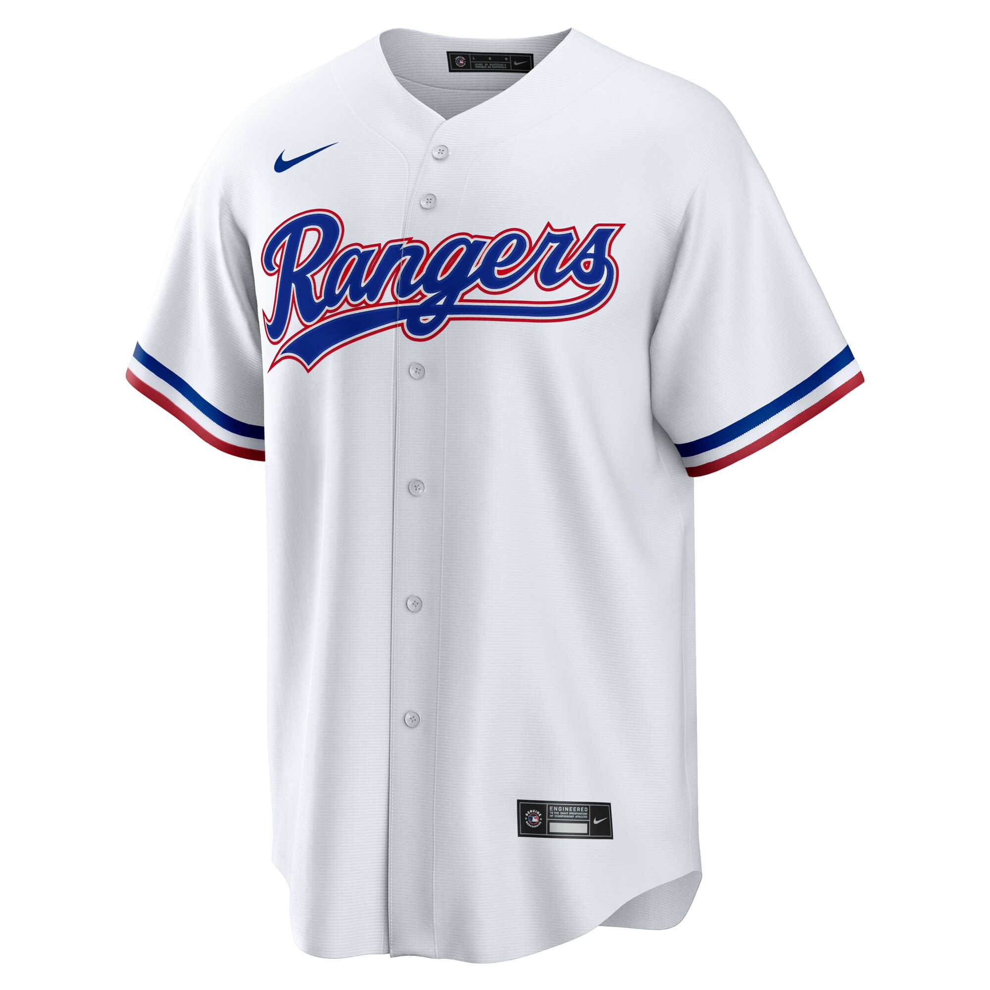 Texas Rangers White #1 Groom Home MLB Jersey Men's