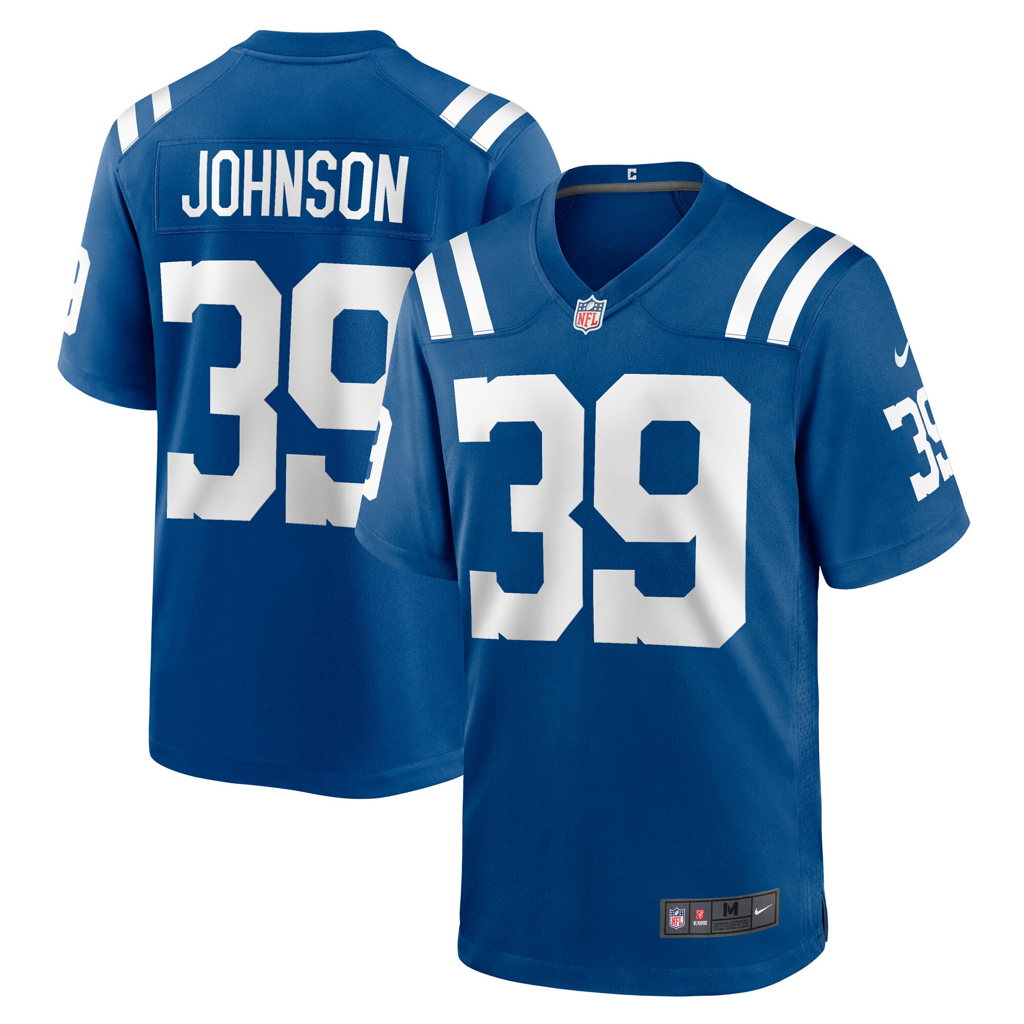 Indianapolis Colts Alex Johnson Royal Team Game NFL Jersey Men's