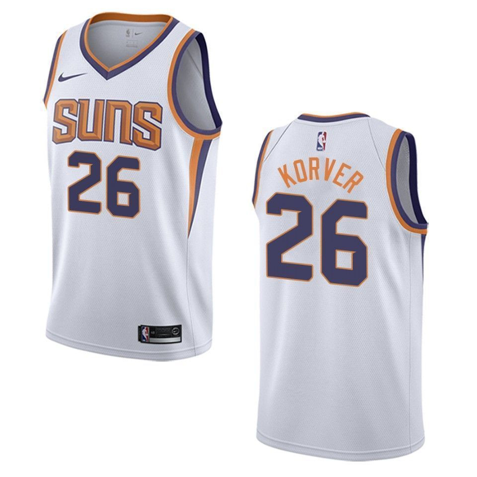 Phoenix Suns 26 Kyle Korver Association Swingman White NBA Jersey Men's