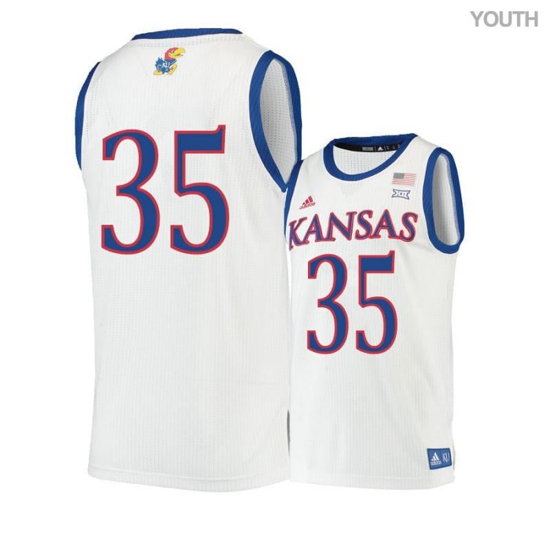 35 Udoka Azubuike Beige Kansas Jayhawks NCAA Jersey Youth