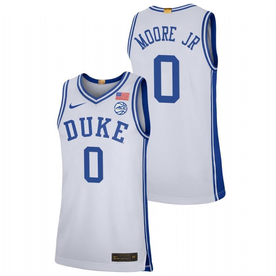 Duke Blue Devils Wendell Moore Jr. 202 White College Limited NCAA Jersey Men's