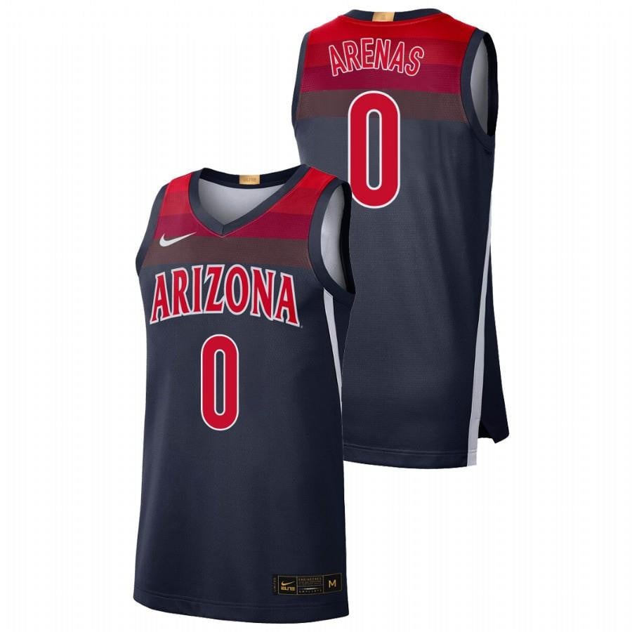 Arizona Wildcats 0 Navy Gilbert Arenas College Baketball Limited NCAA Jersey Men's