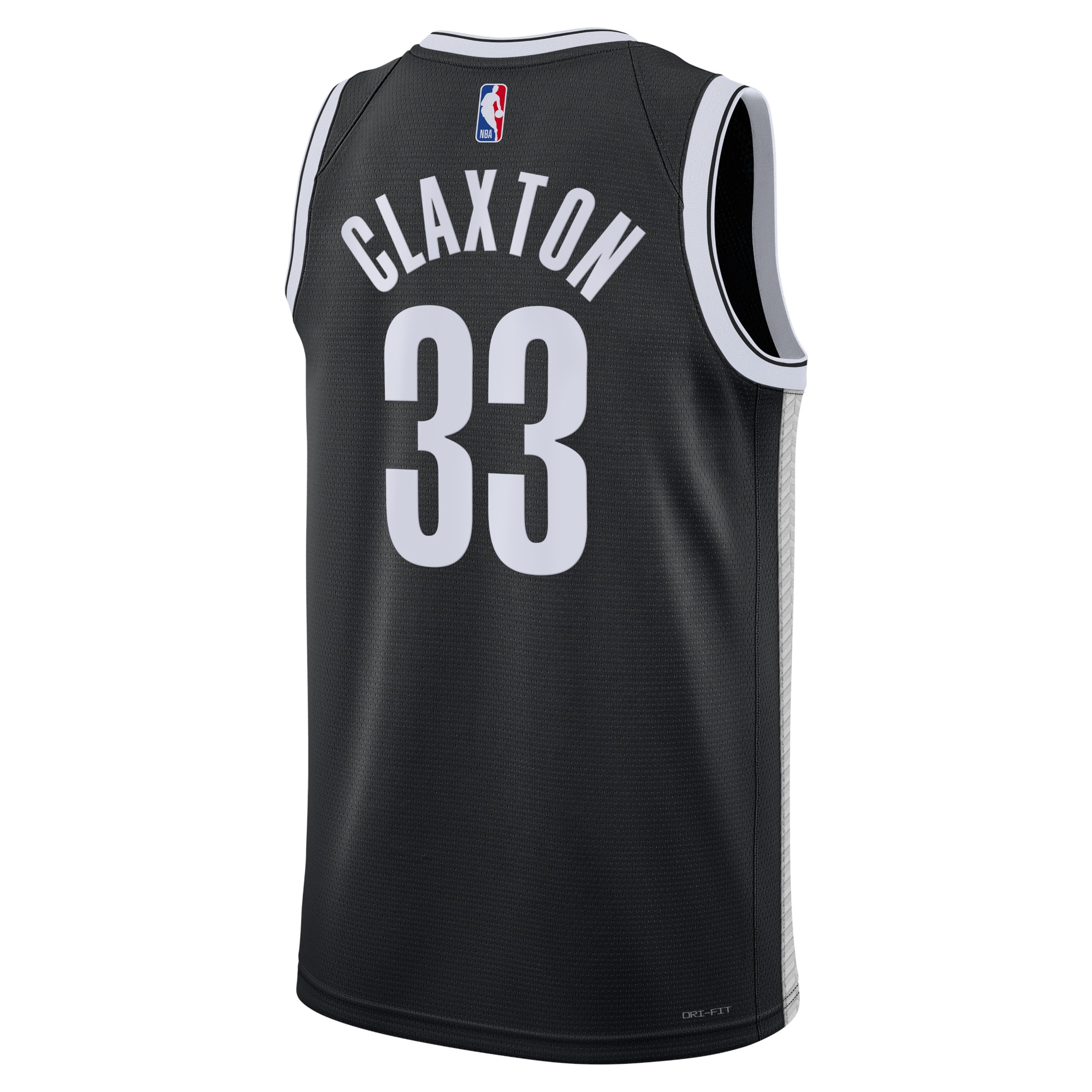 Brooklyn Nets Icon Edition Swingman Black Nic Claxto Unisex NBA Jersey Unisex