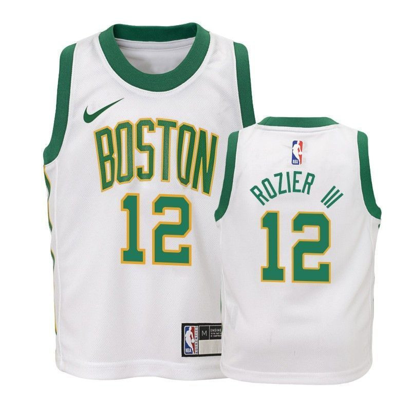 Celtics Terry Rozier Iii 12 Cit White NBA Jersey Youth