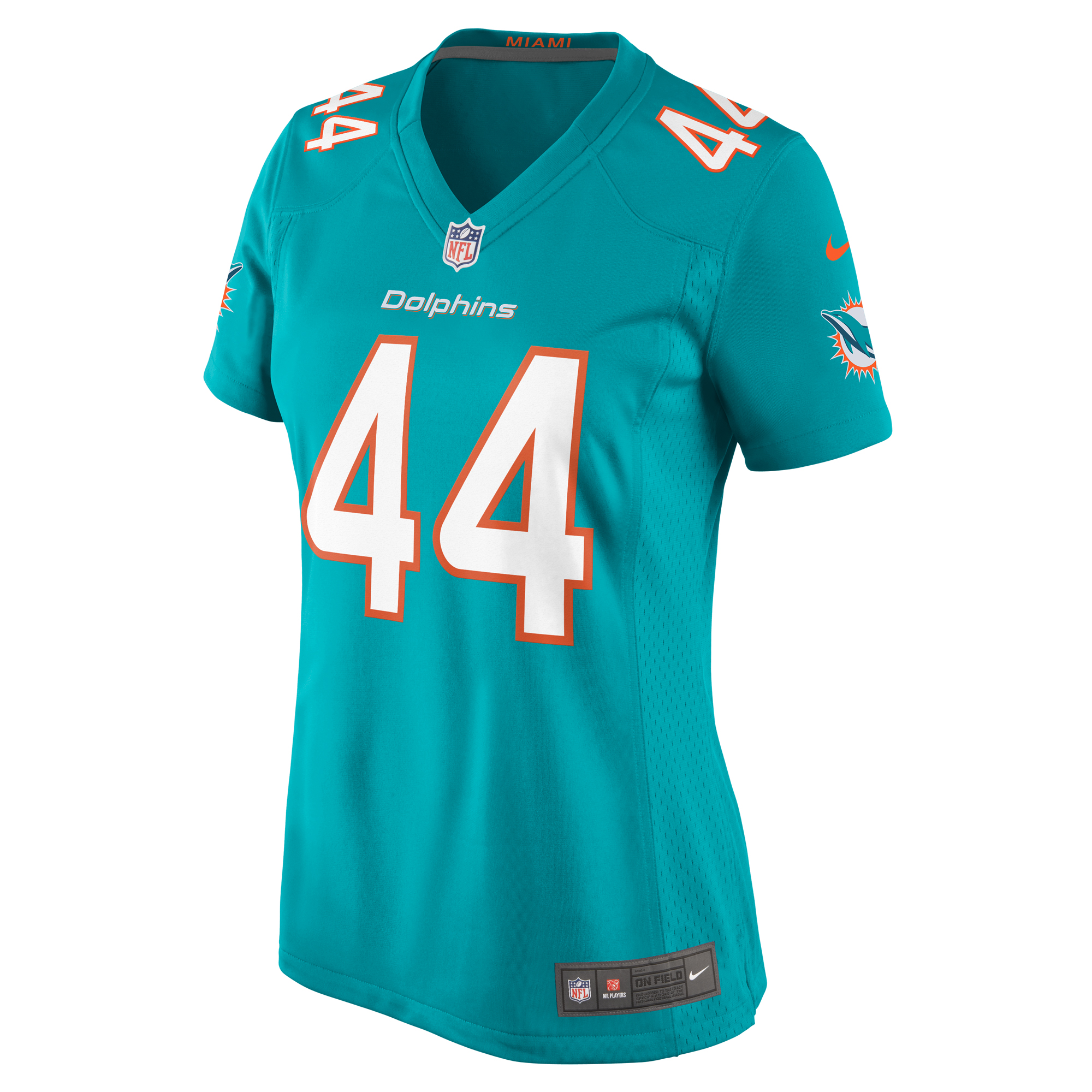 Miami Dolphins Chop Robinson Aqua Game NFL Jersey Women's