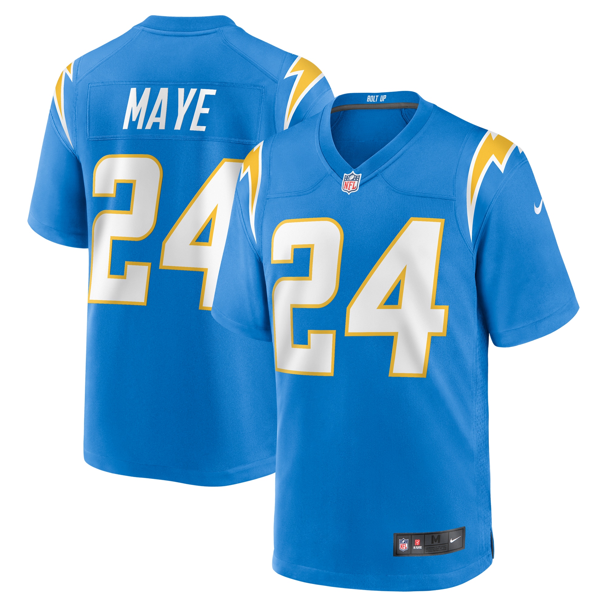 Los Angeles Chargers Marcus Maye Powder Blue Team Game NFL Jersey Men's