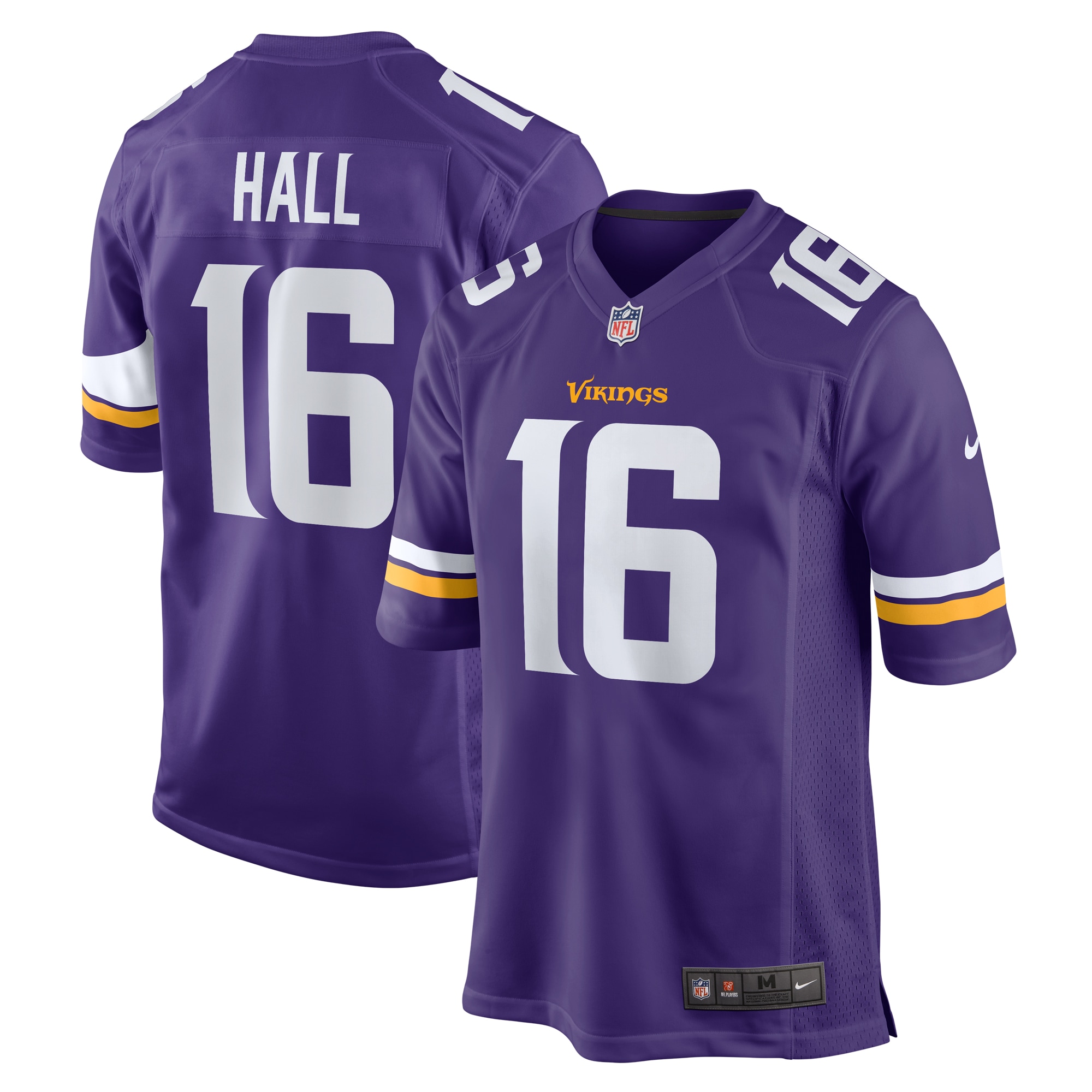 Minnesota Vikings Jaren Hall Purple Game NFL Jersey Men's