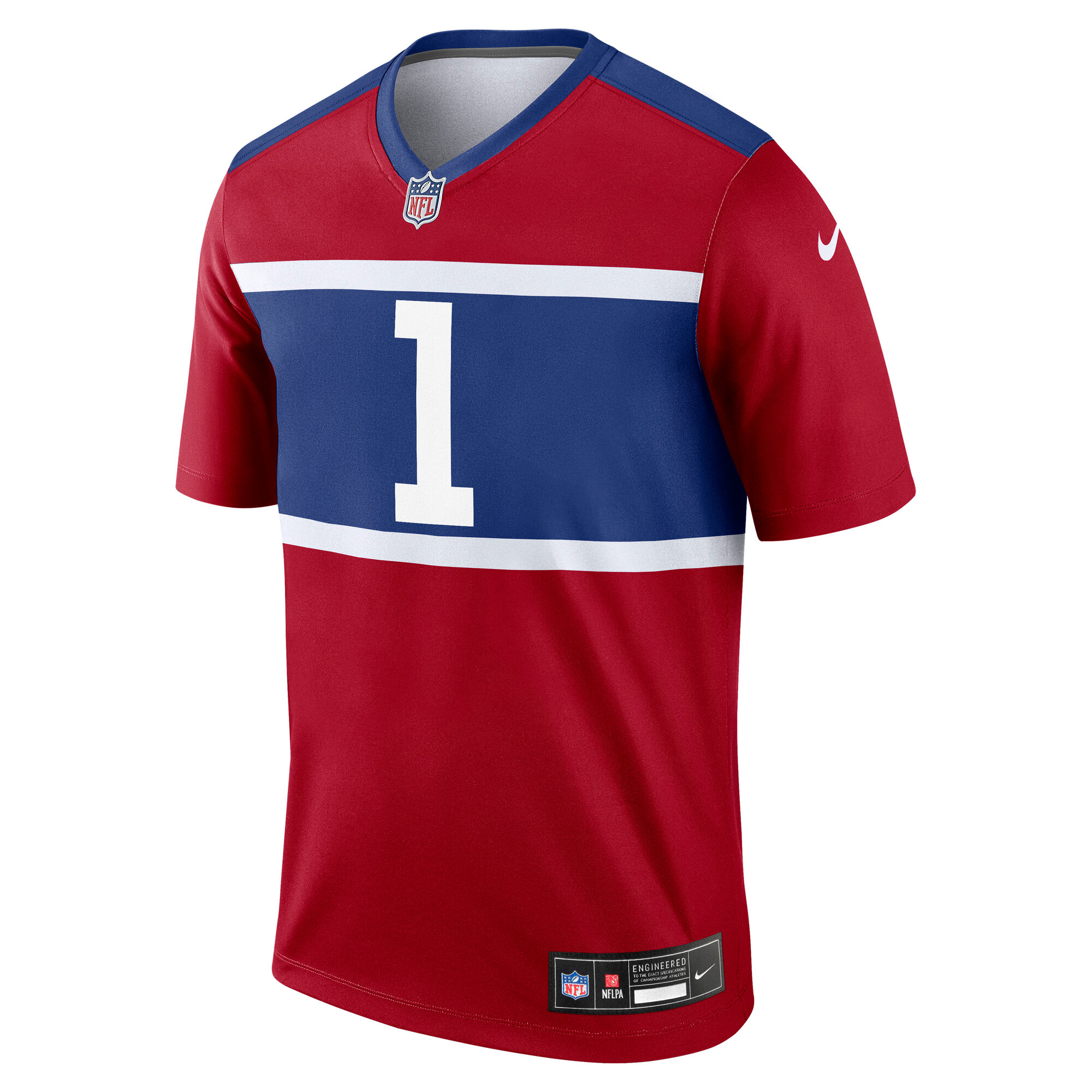 New York Giants Malik Nabers Red Alternate Legend Player Performance Top NFL Jersey Men's