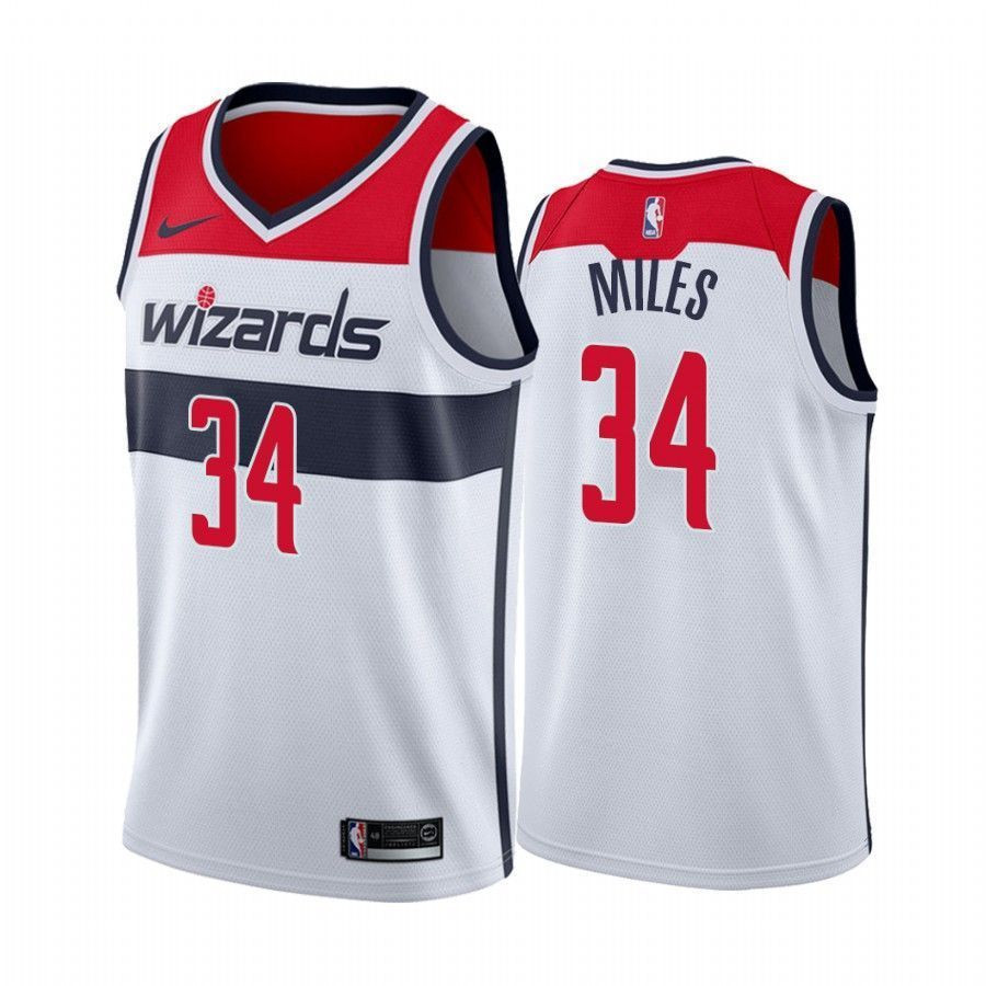Washington Wizards C.j. Miles 34 Association NBA Jersey Men's