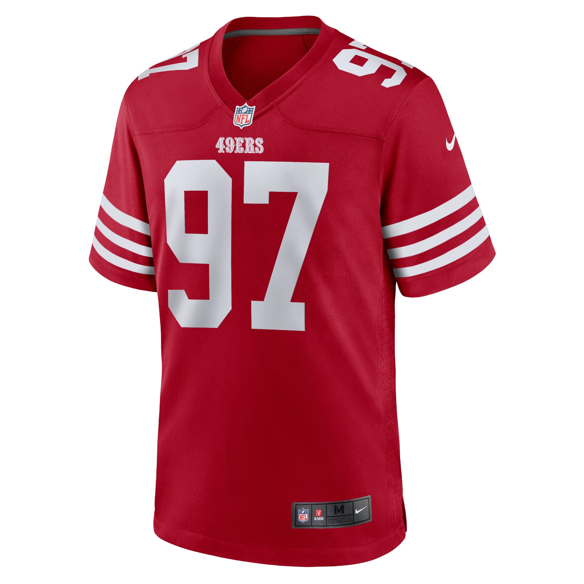 San Francisco 49ers Nick Bosa Scarlet Player Game NFL Jersey Men's