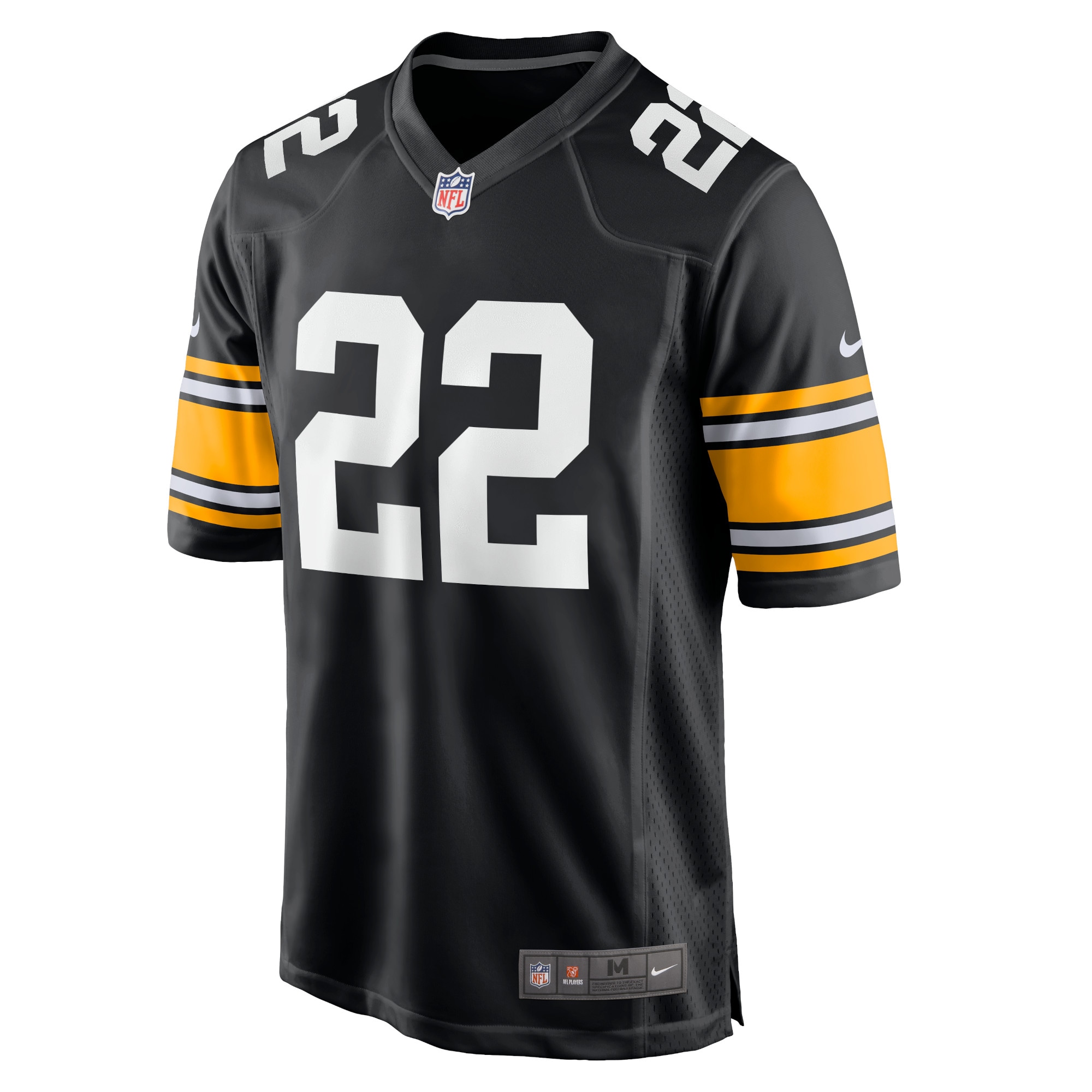Pittsburgh Steelers Najee Harris Black Home Player Game NFL Jersey Men's