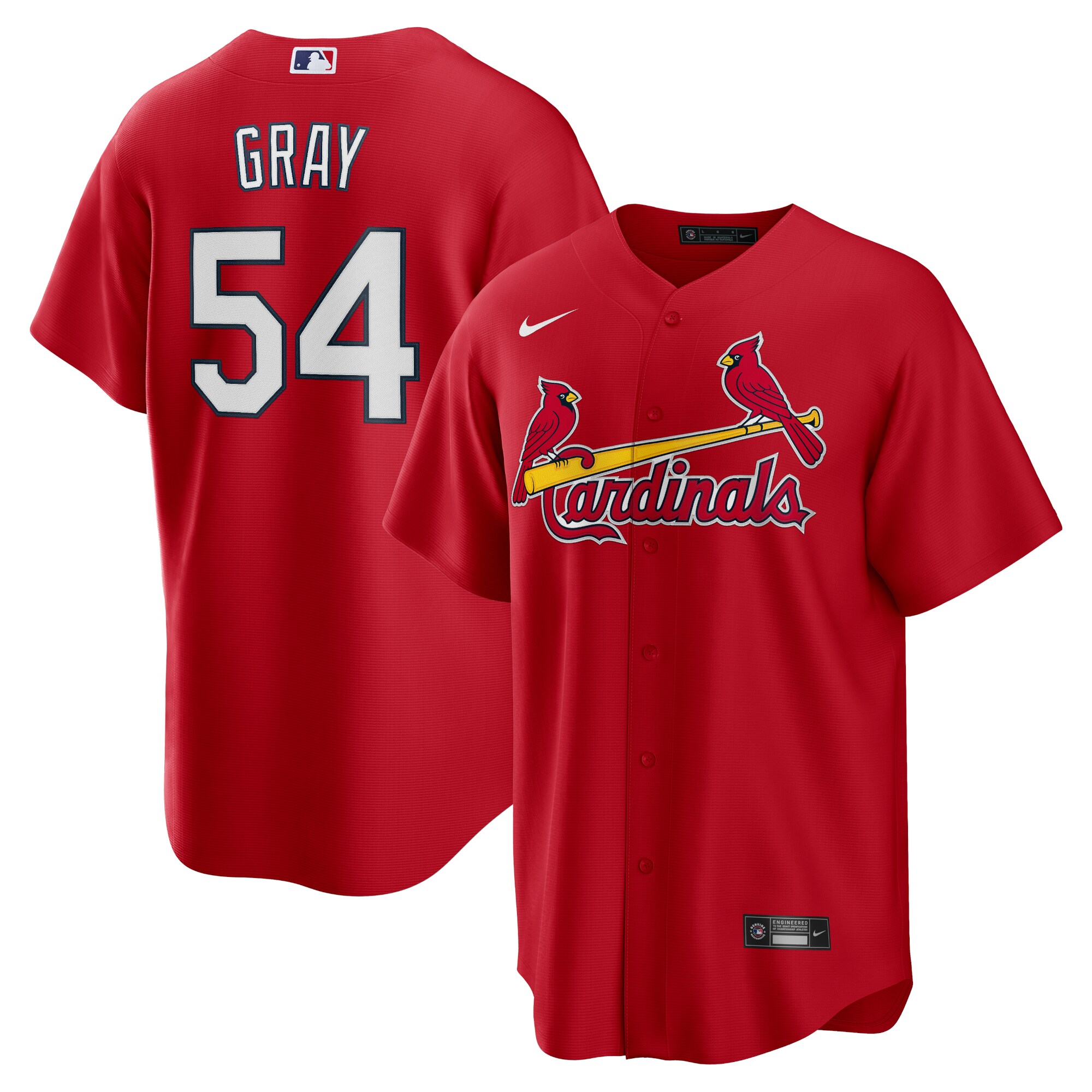 St. Louis Cardinals Sonny Gray Red Alternate MLB Jersey Men's