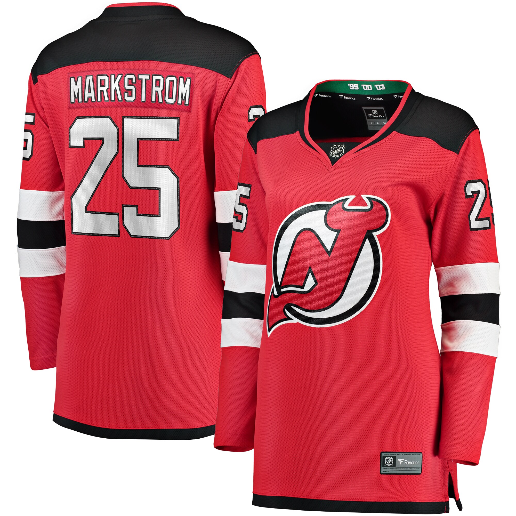 New Jersey Devils Jacob Markstrom Red Home Premier Breakaway Player NHL Jersey Women's