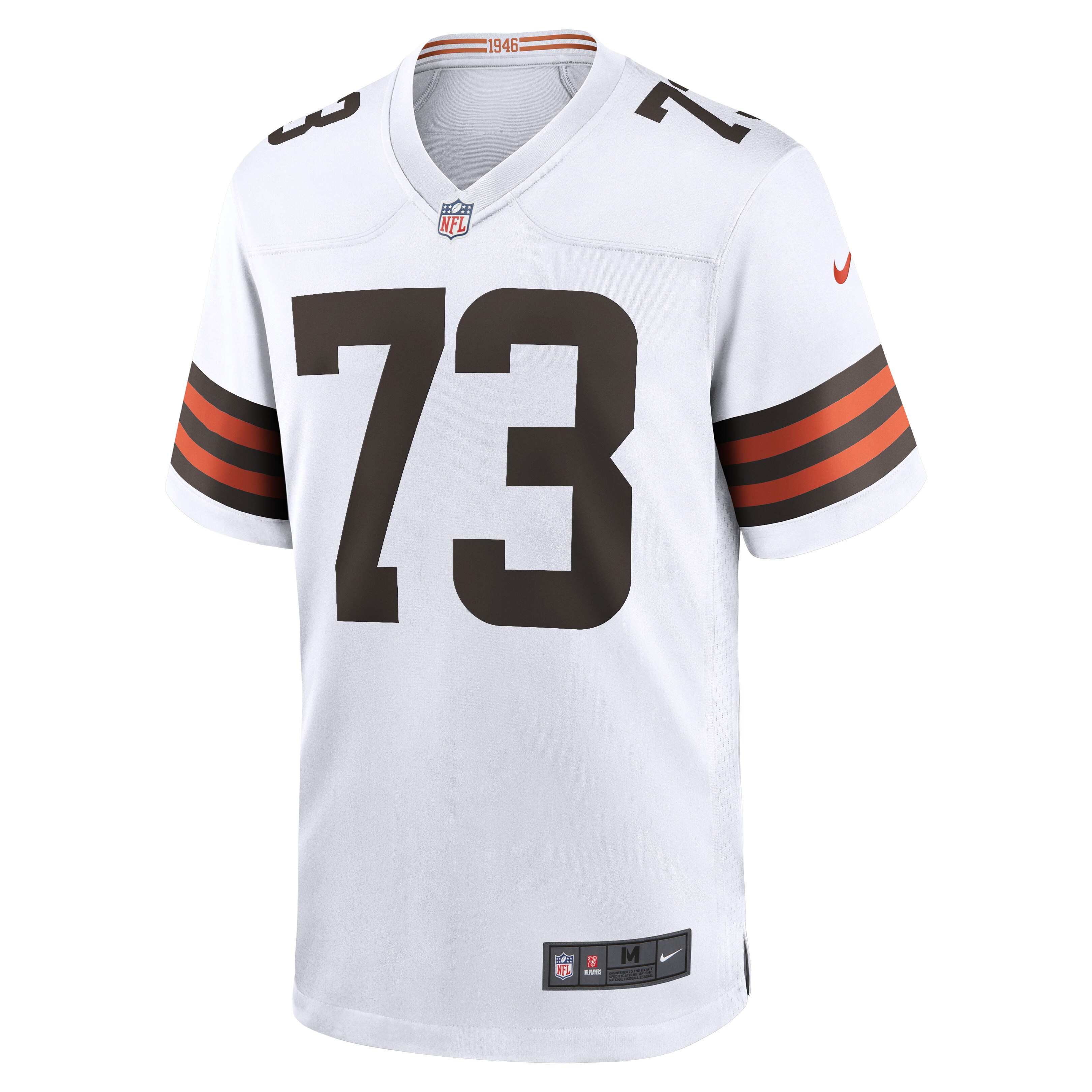 Cleveland Browns Joe Thomas White Retired Game Player NFL Jersey Men's