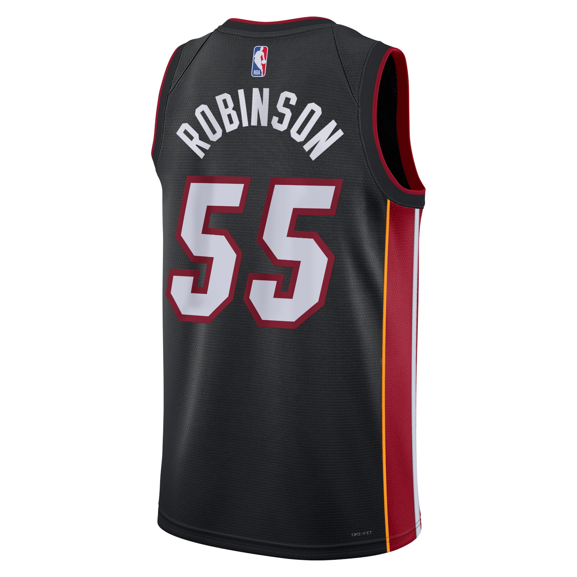 Camiseta Icon Edition Swingman de los Miami Heat Negro Duncan Robinso Unisex NBA Jersey Unisex