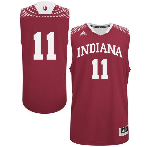 Indiana Hoosiers 11 Cream NCAA Jersey Men's