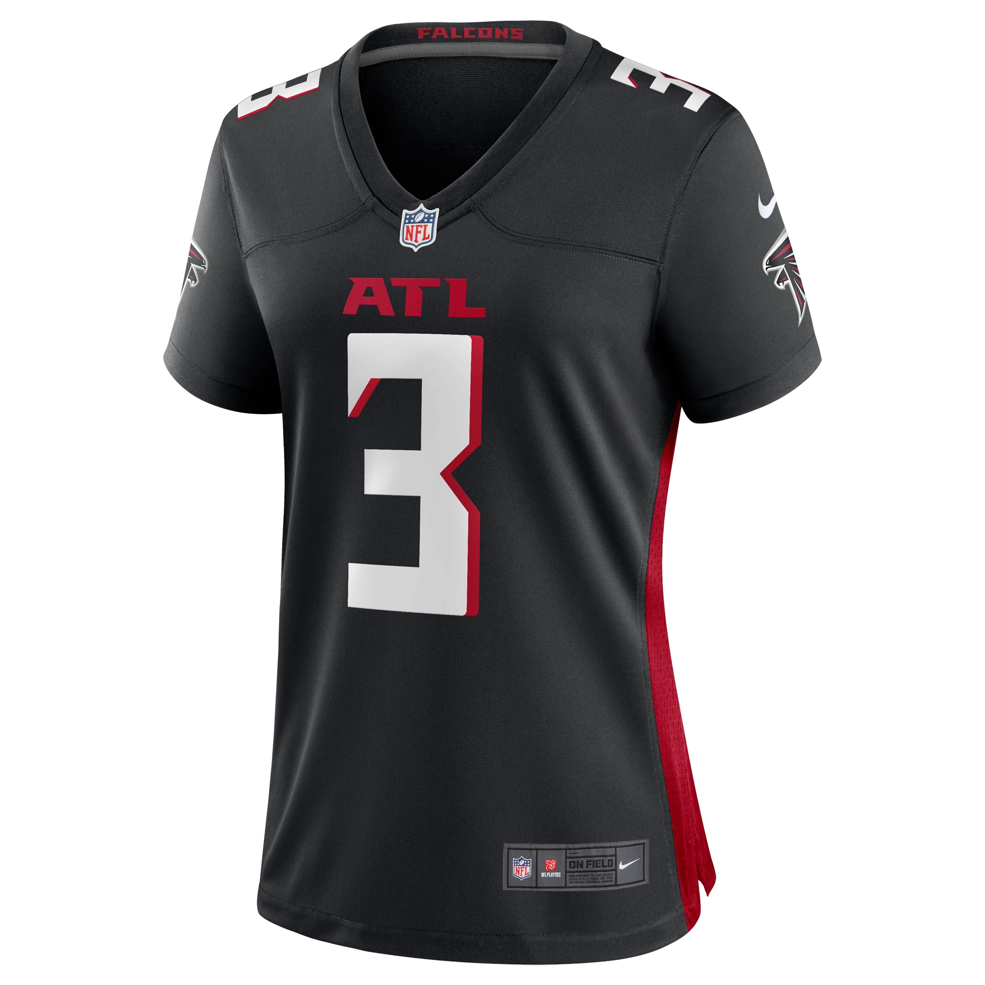 Atlanta Falcons Jessie Bates III Black Game Player NFL Jersey Women's