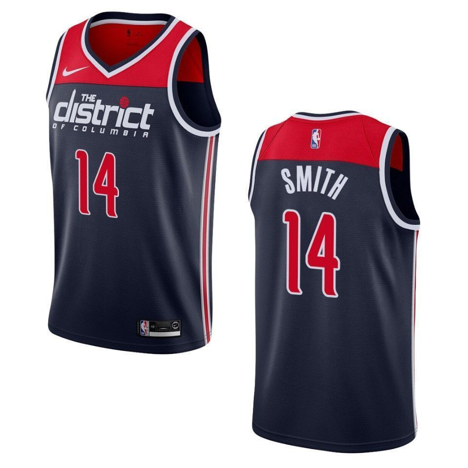 Washington Wizards 14 Ish Smith Statement Edition Swingman Navy NBA Jersey Men's