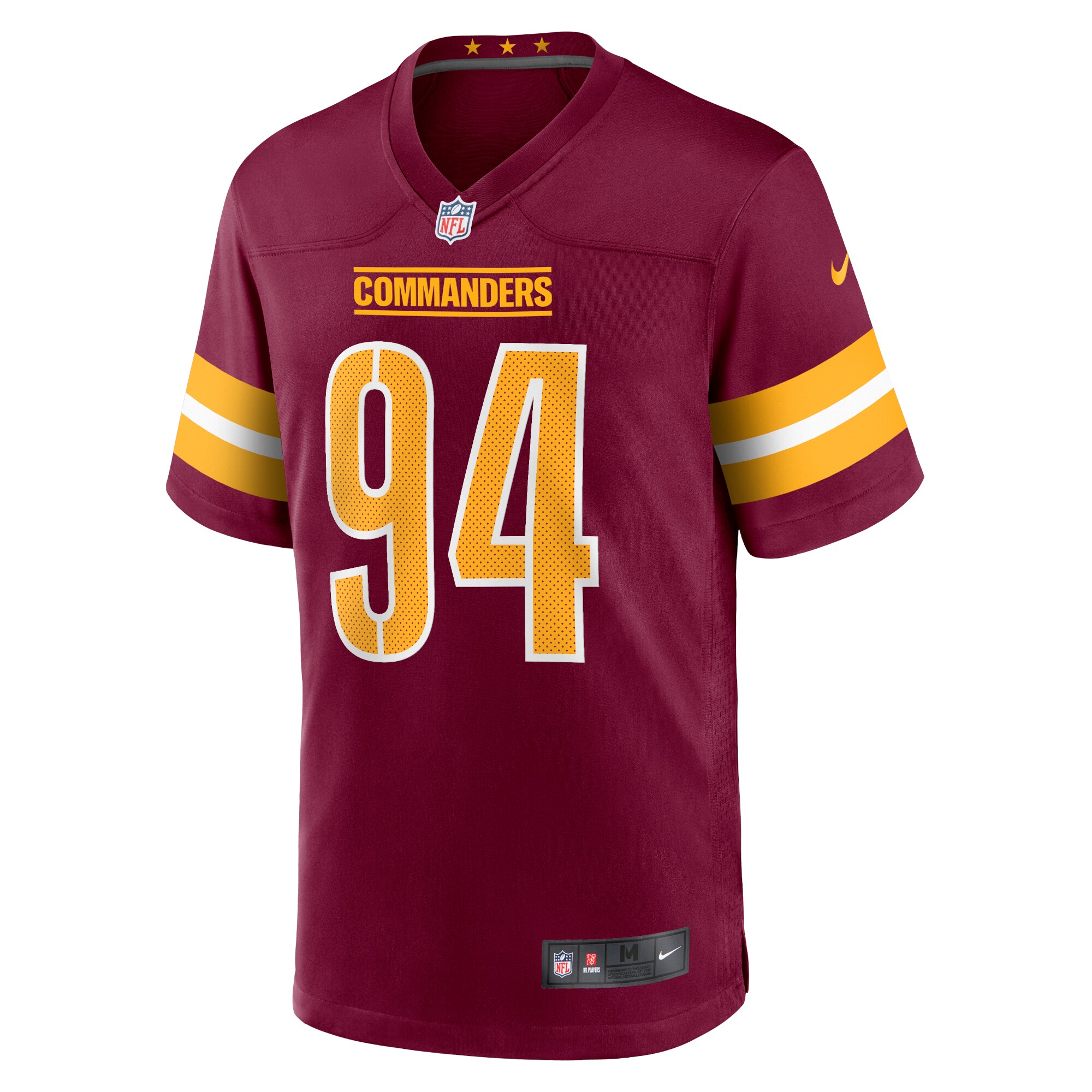 Washington Commanders Da'Ron Payne Burgundy Game NFL Jersey Men's