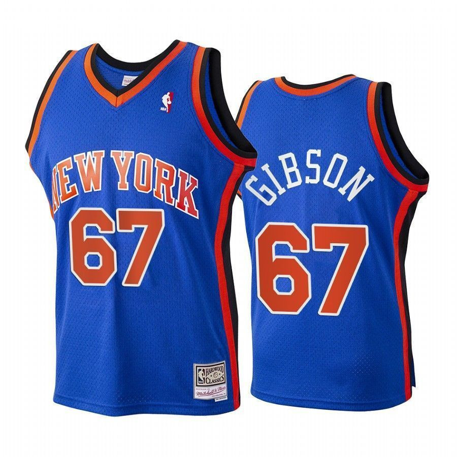 Taj Gibson New York Knicks Hardwood Classics Blue NBA Jersey Youth