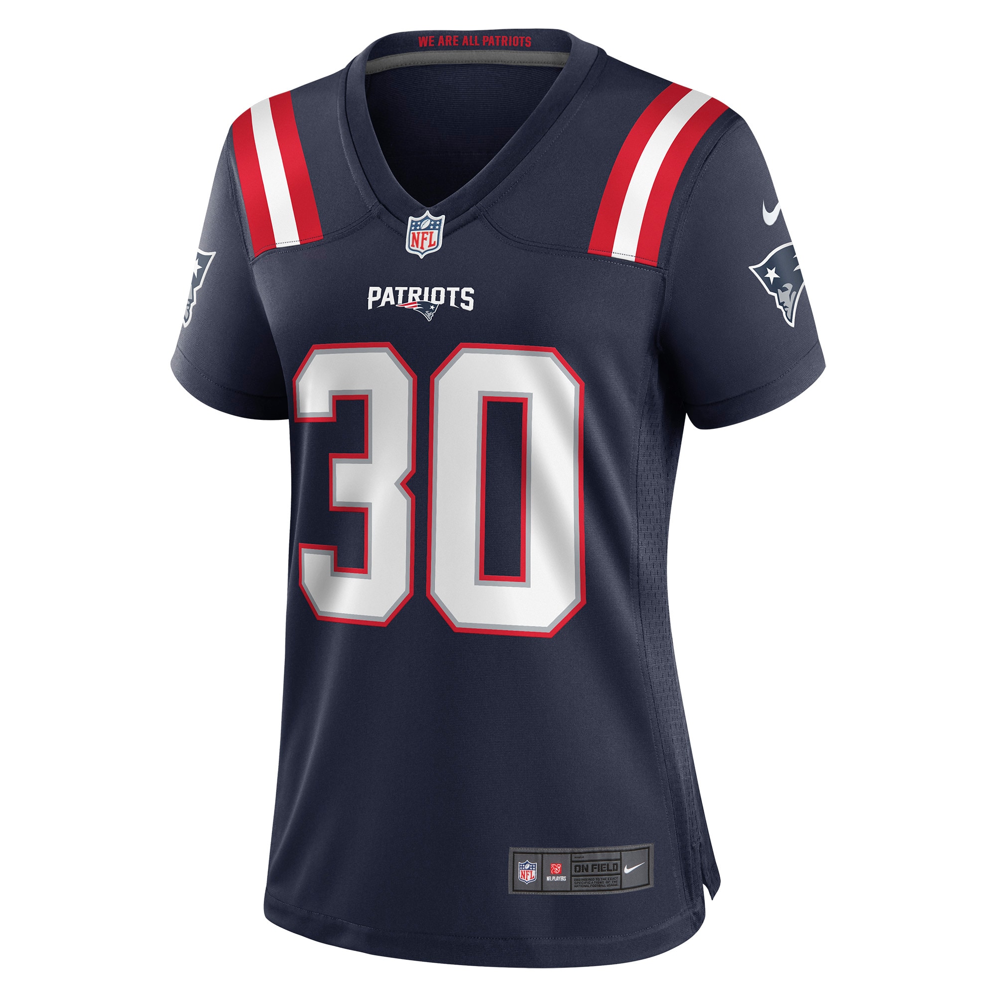New England Patriots Mack Wilson Navy Game NFL Jersey Women's