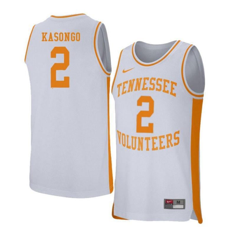 2 Ray Kasong White Retro Elite Tennessee Volunteers NCAA Jersey Men's