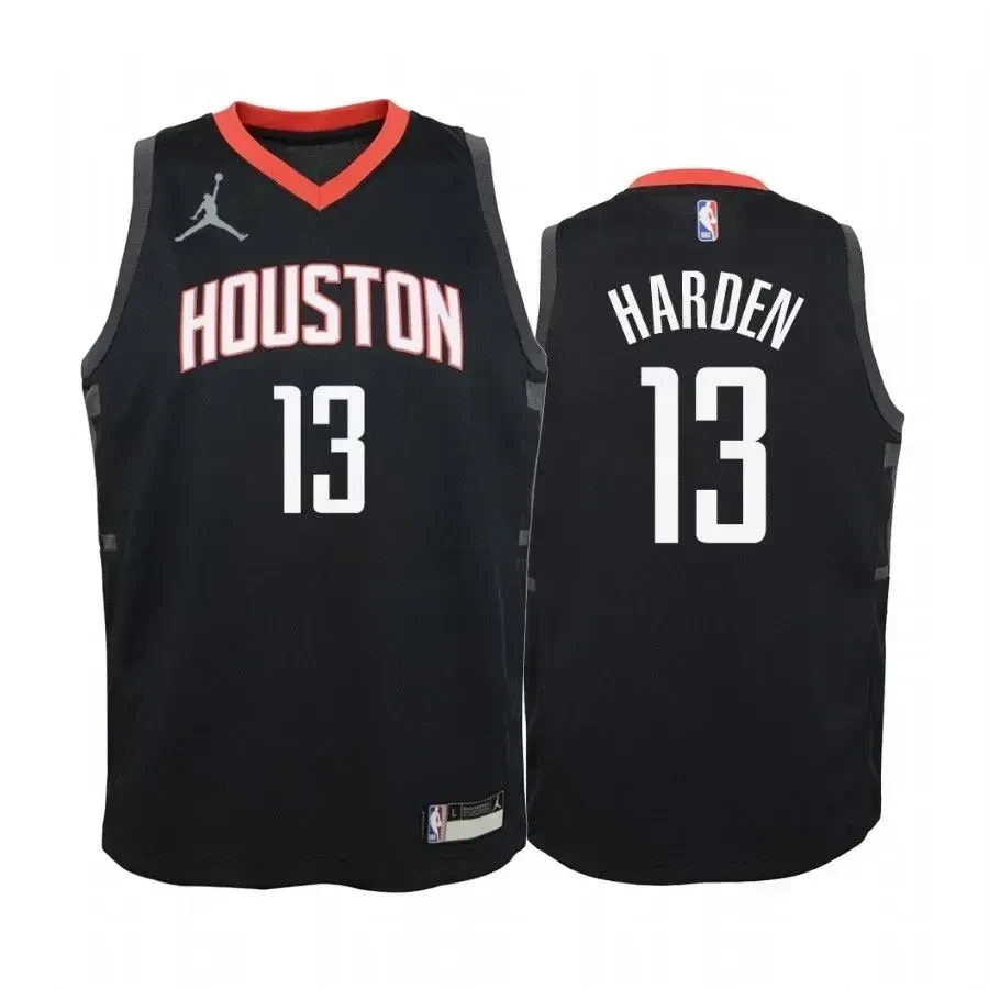 James Harden Houston Rockets Red Statet Jumpman NBA Jersey Youth
