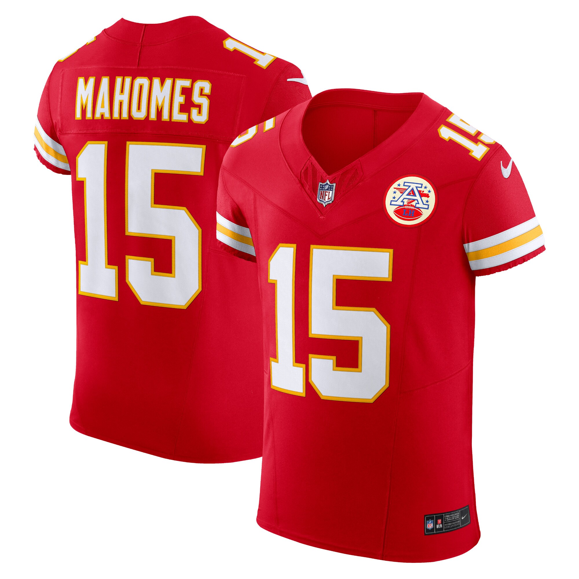 Kansas City Chiefs Patrick Mahomes Red Vapor F.U.S.E. Elite NFL Jersey Men's