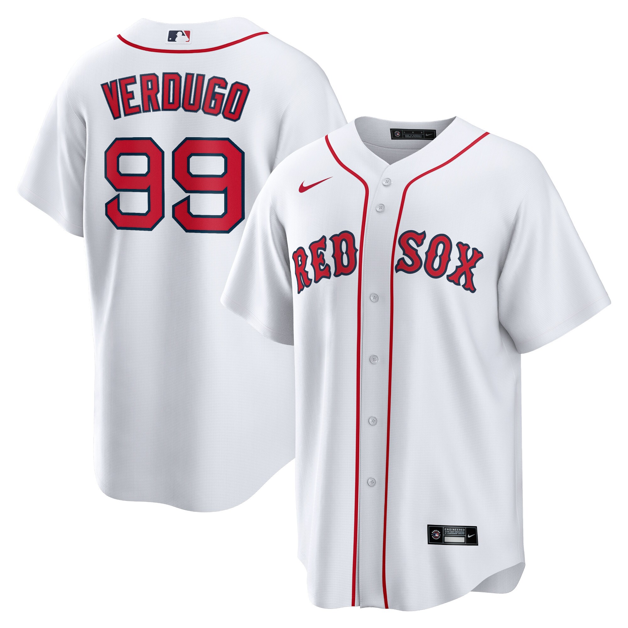 Boston Red Sox Alex Verdugo White Player MLB Jersey Men's