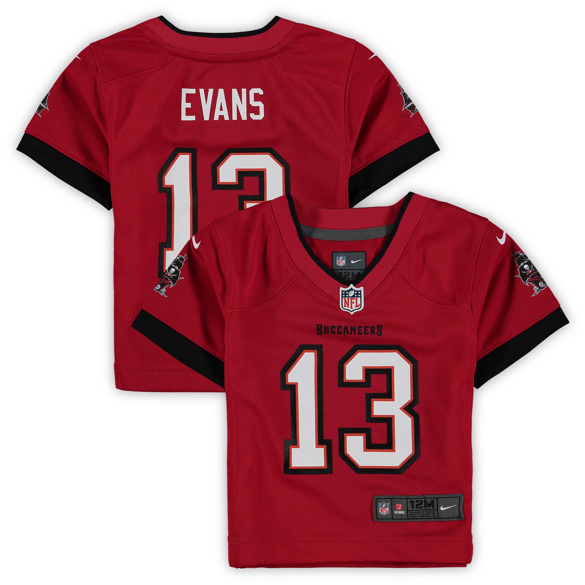 Infant Tampa Bay Buccaneers Mike Evans Red Game NFL Jersey Men's